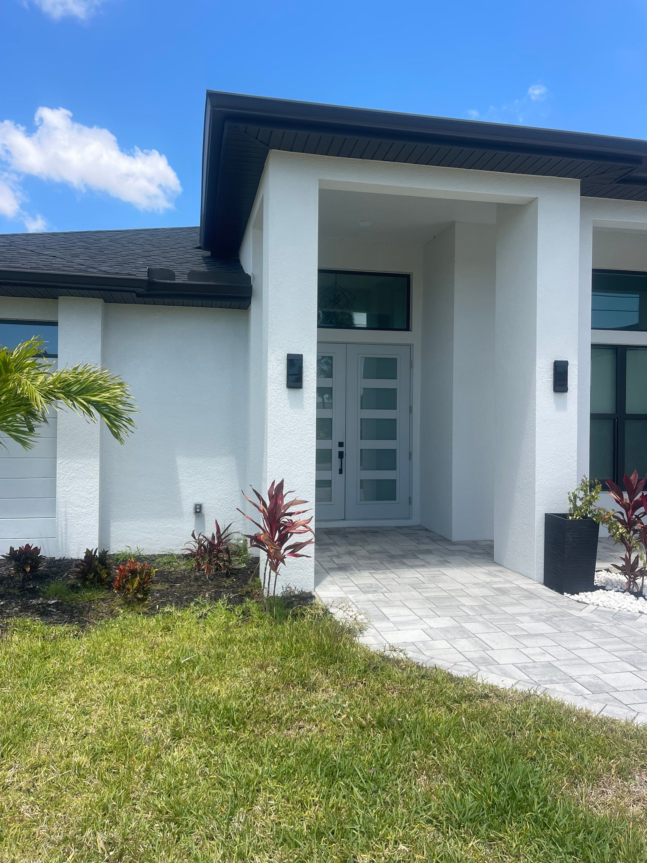 Bronze Aluminum Seamless Gutters Installed in Cape Coral FL by Gutter Professors