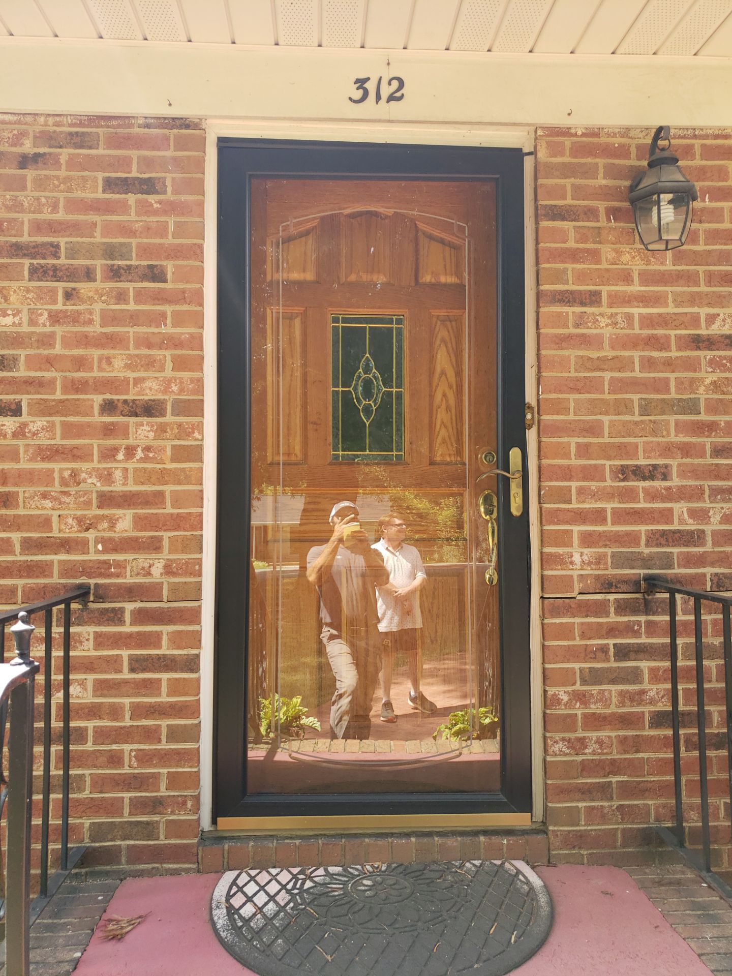 From Stained to Stunning: Custom Front Door Finish! by A Step Above Handy LLC