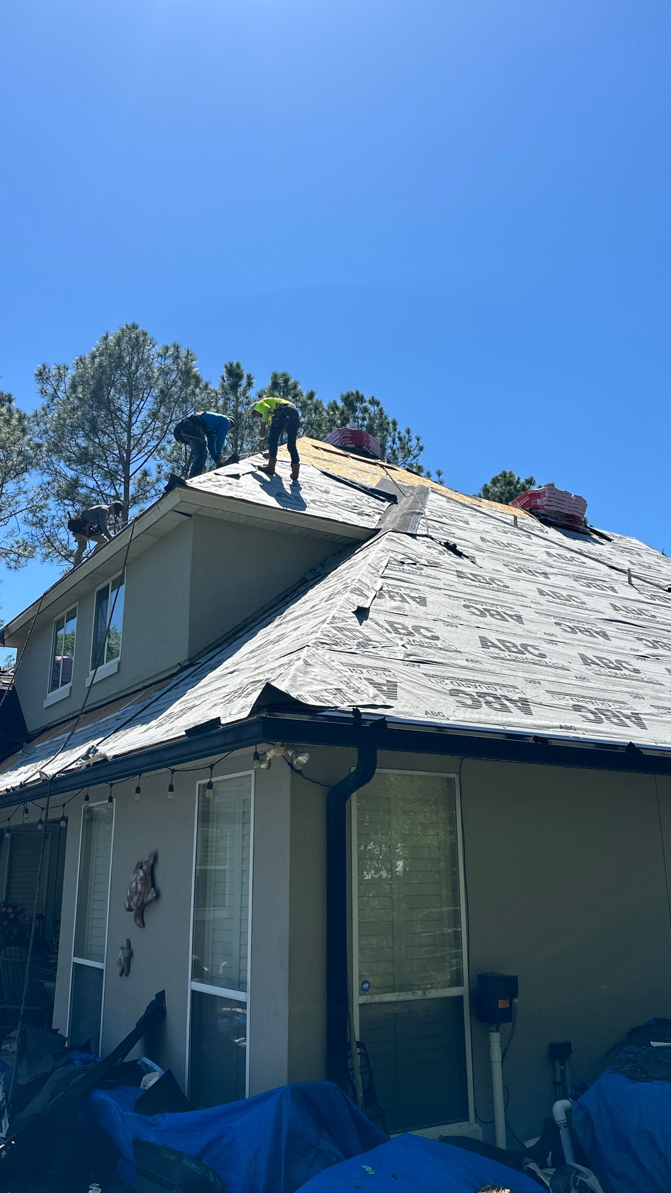 Residential Roofing Installation using Owens Corning TruDefinition Duration Shingles by Galaxy Builders, Inc.