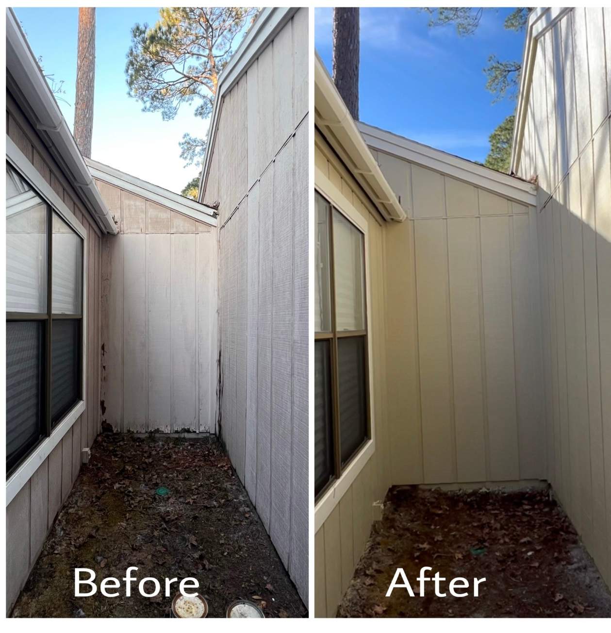 Exterior Wood Repair and Painting in Mandarin Jacksonville FL 32257 by A New Leaf Painting, LLC