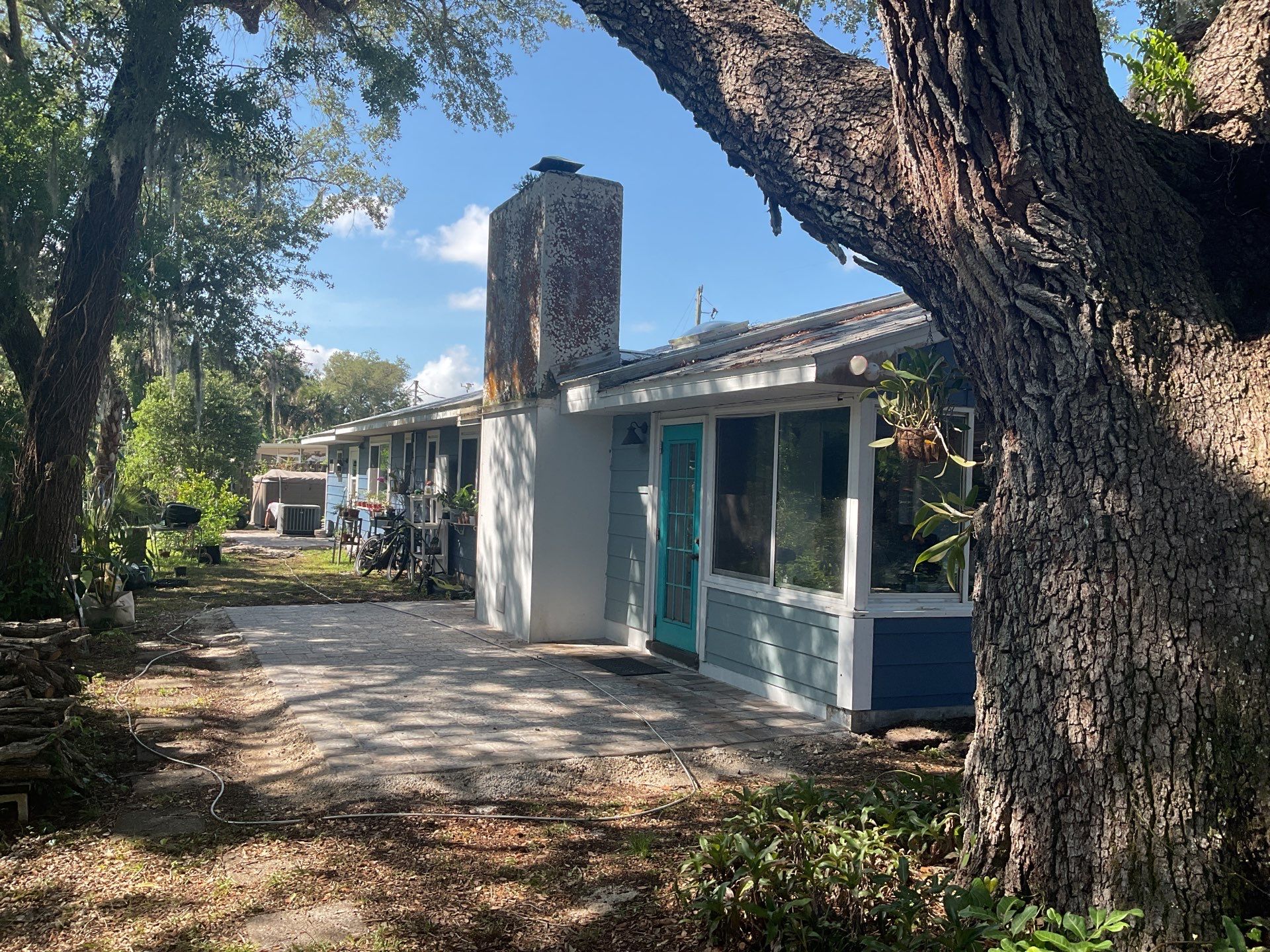 White 6-Inch Gutters and Leaf Guard Installation in Fort Myers FL by Gutter Professors