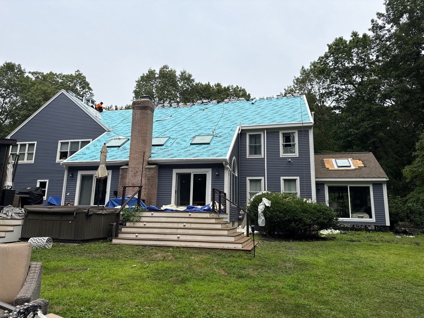 Solar-Ready Roof Replacement with GAF Pewter Gray Shingles & VELUX Skylights by Sensible Home Solutions