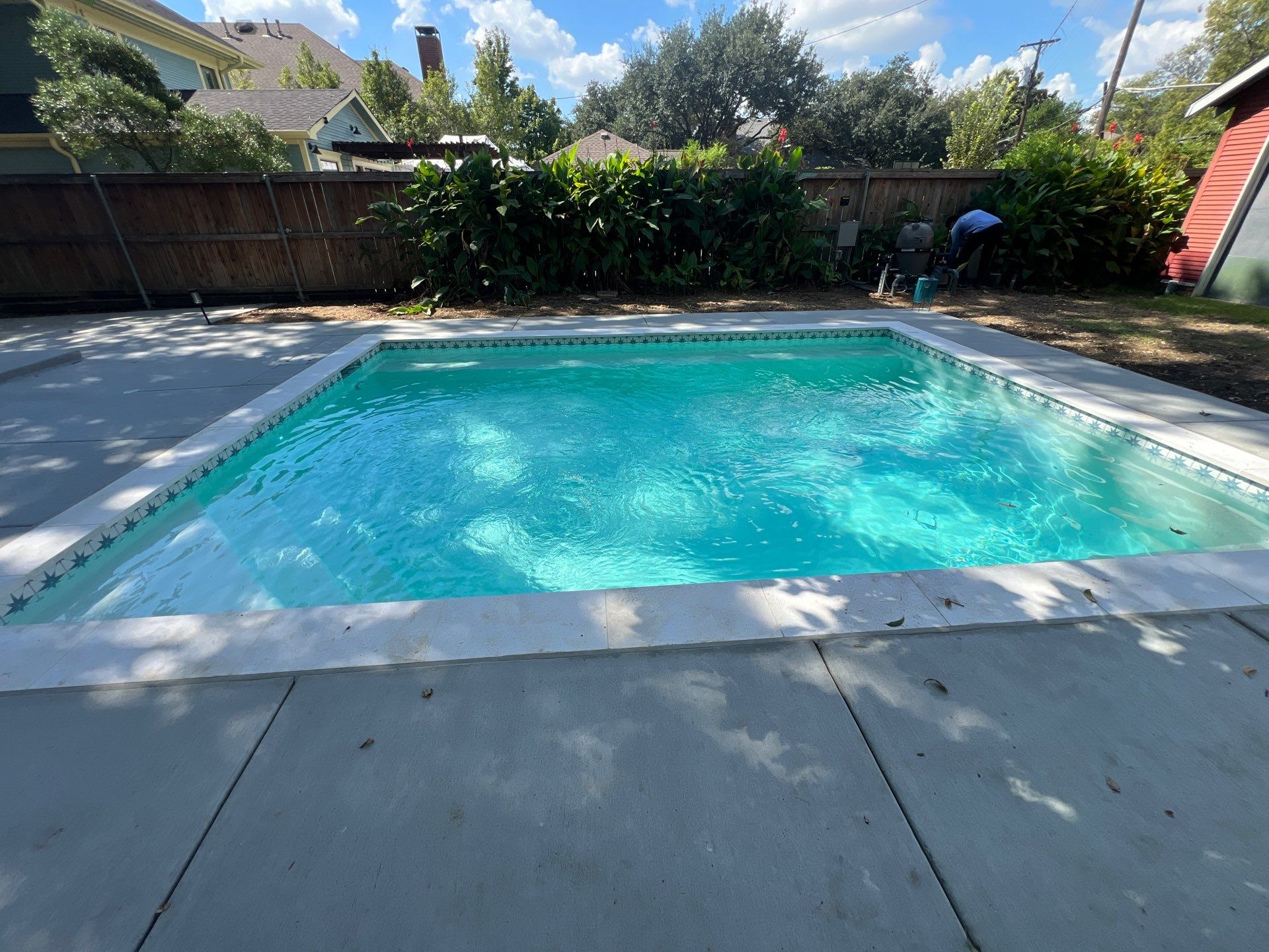Classic Rectangular Pool Remodel by Pinnacle Pools and Spas - DFW