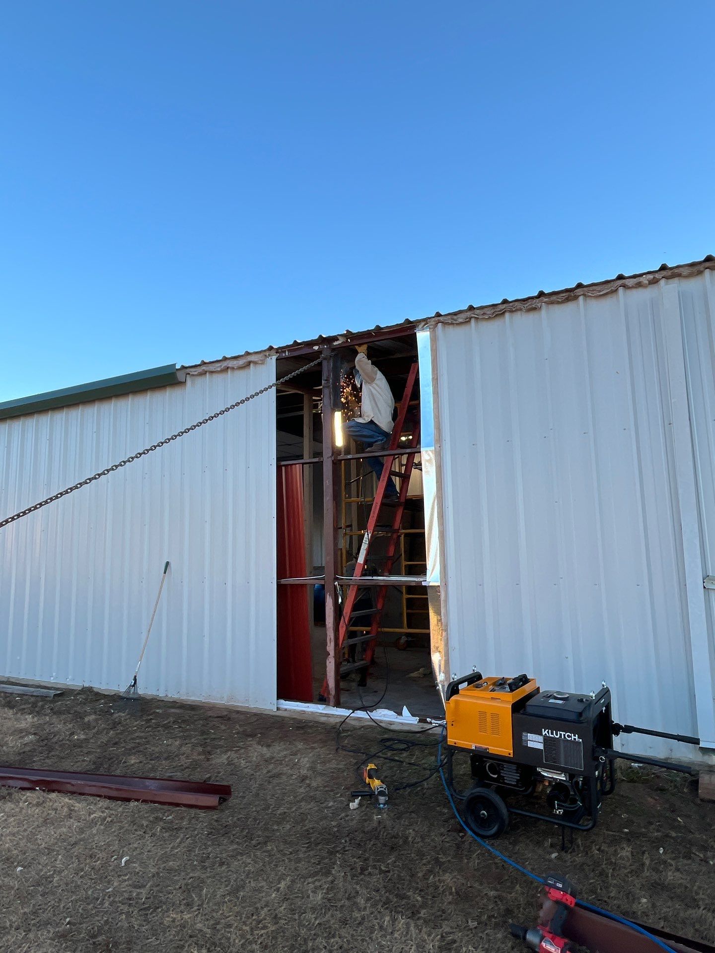 Metal Roof & Building Project in El Reno by Z Construction & Roofing, LLC