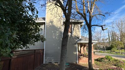 New shingles and gutters using GAF Timberline HDZ shingles and aluminum gutter