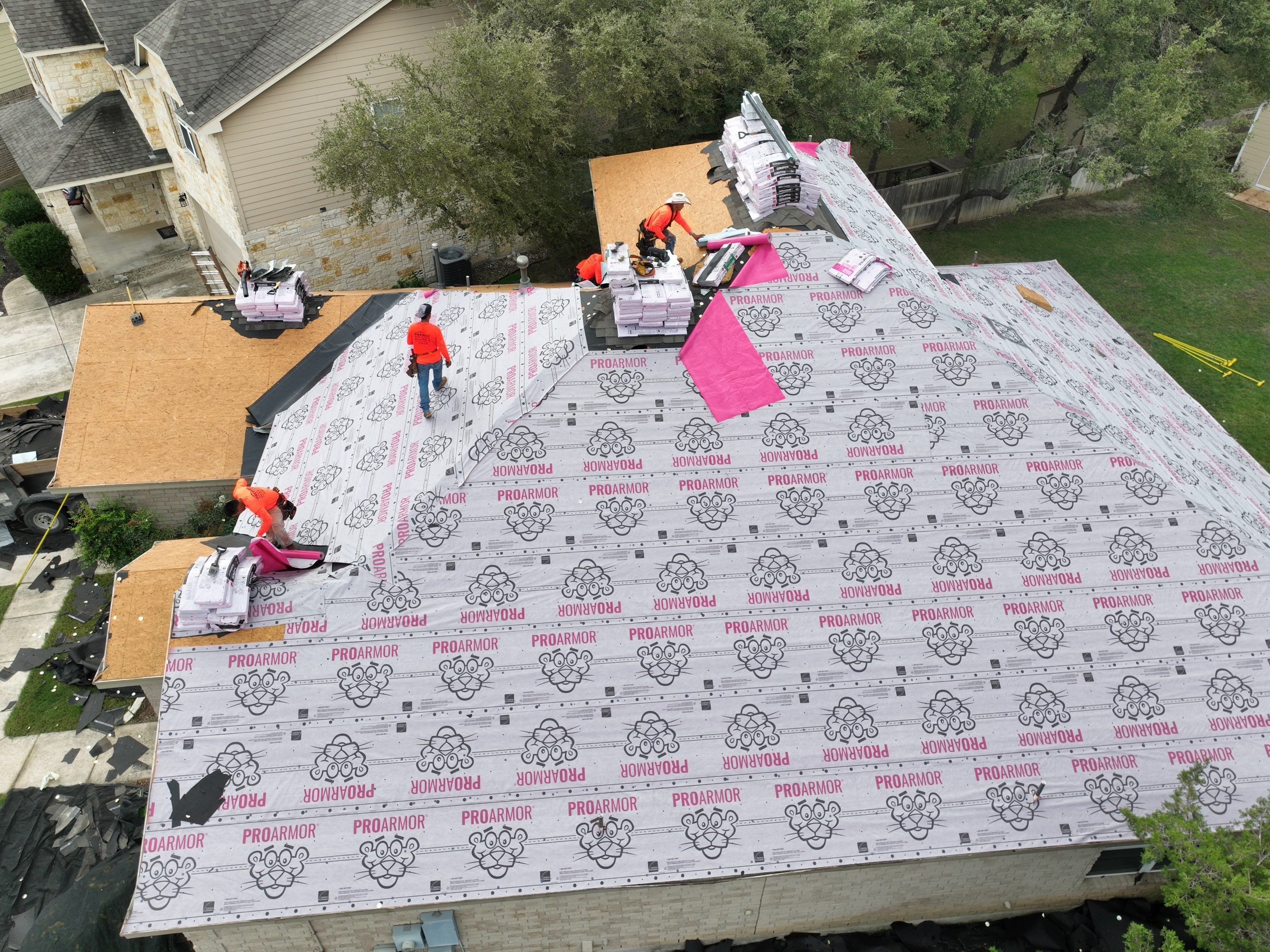 Residential Roof Replacement using Owens Corning Duration Shingles - Onyx Black by Premier Roofing and Contracting