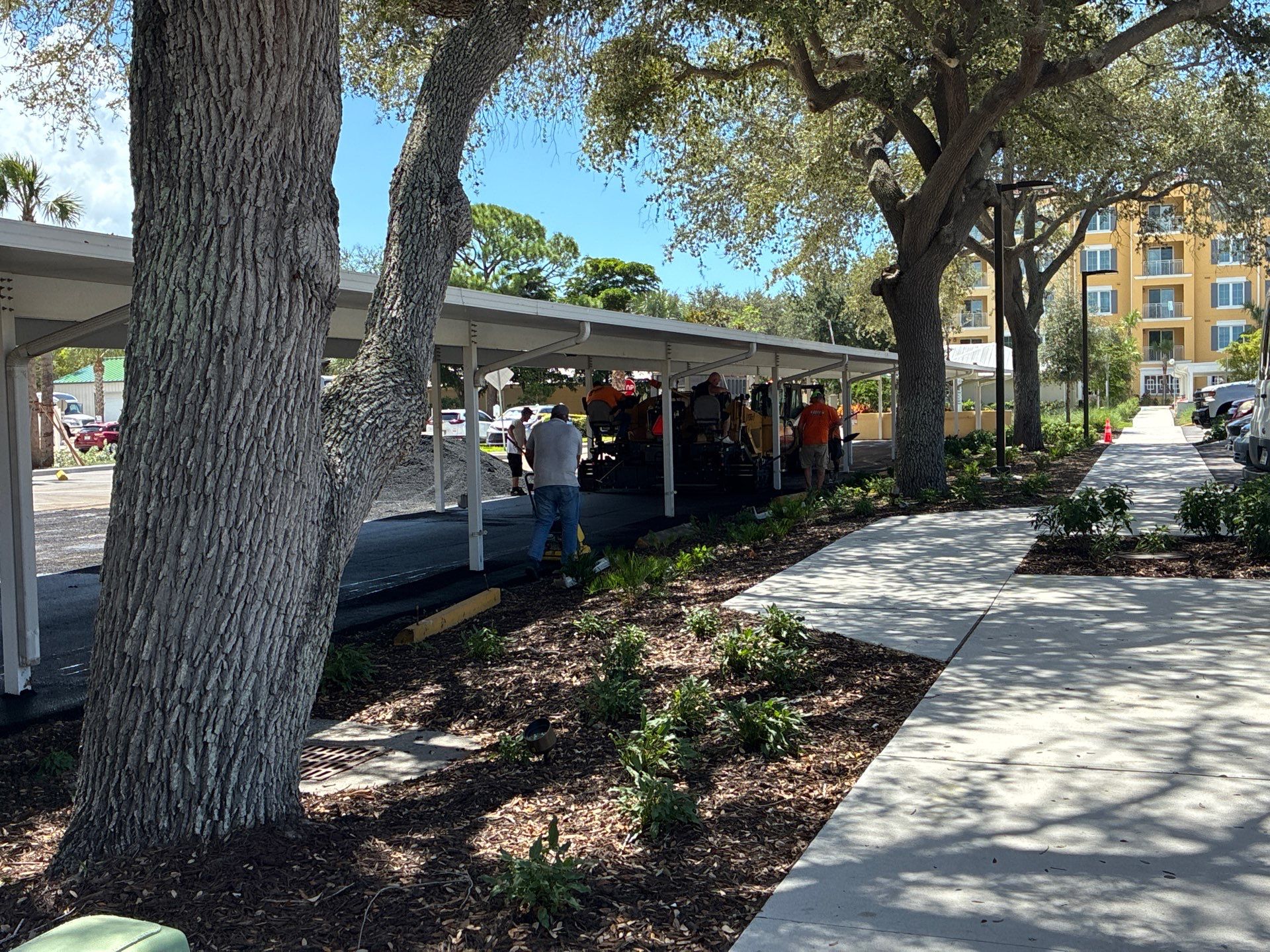 Comprehensive Parking Lot Mill and Overlay with Custom Line Striping in Venice by Everline Coatings & Services - Southwest FL
