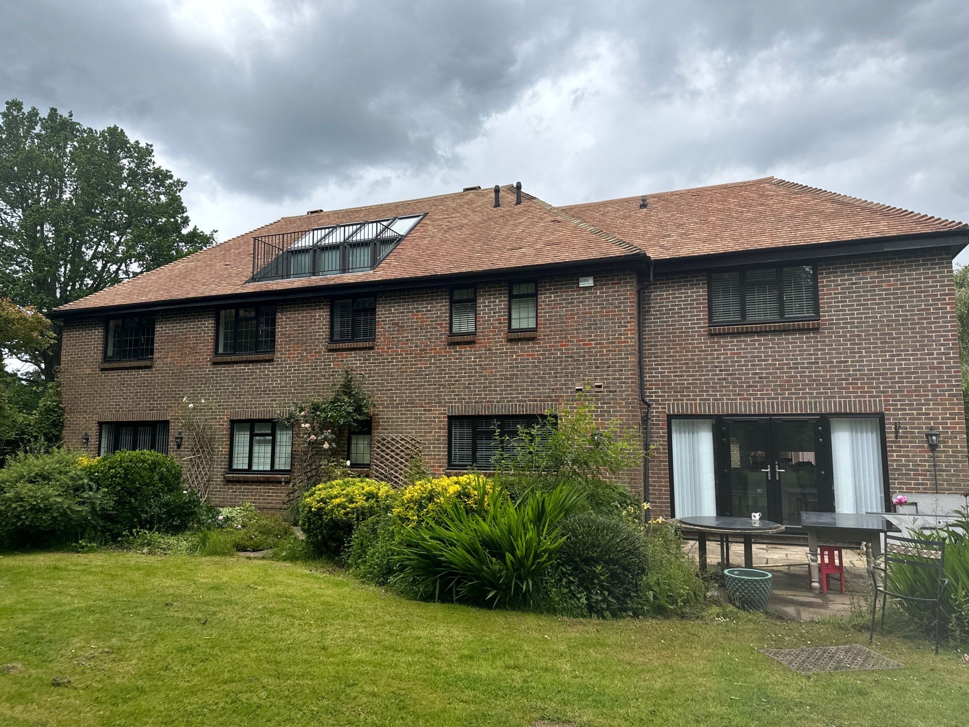 Roof Clean and Biocide Treatment using Honda 15lpm Low Pressure Washing Machine by Ges Exterior Cleaning ltd