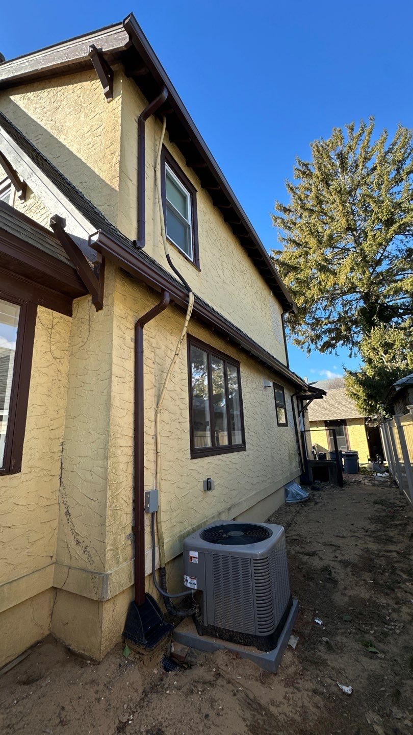Roof Drainage Installation in Lynbrook, NY** 🌟🏡 by Above All Gutters 