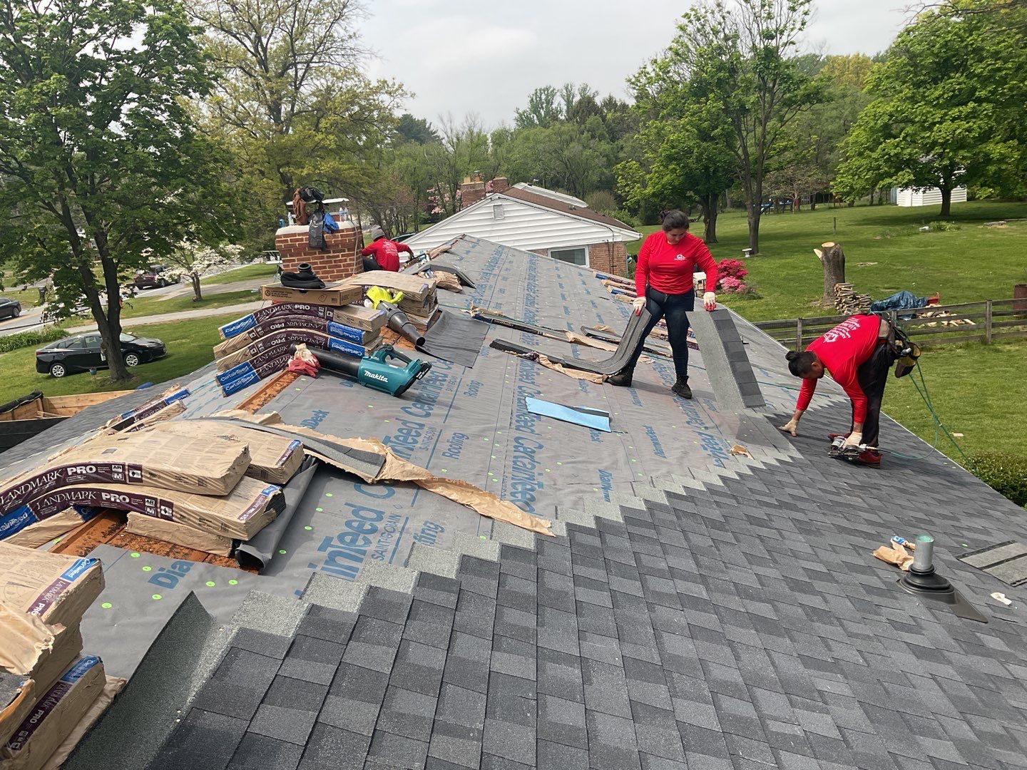 Residential Roofing Installation using CertainTeed Shingles by Alpha Design Services