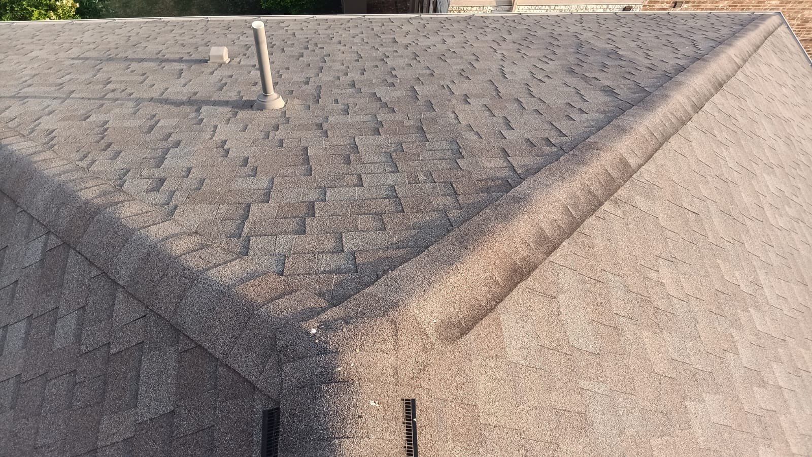Hail Damage using Owen's Corning Duration (Lifetime) Shingles by Roof Repair Company
