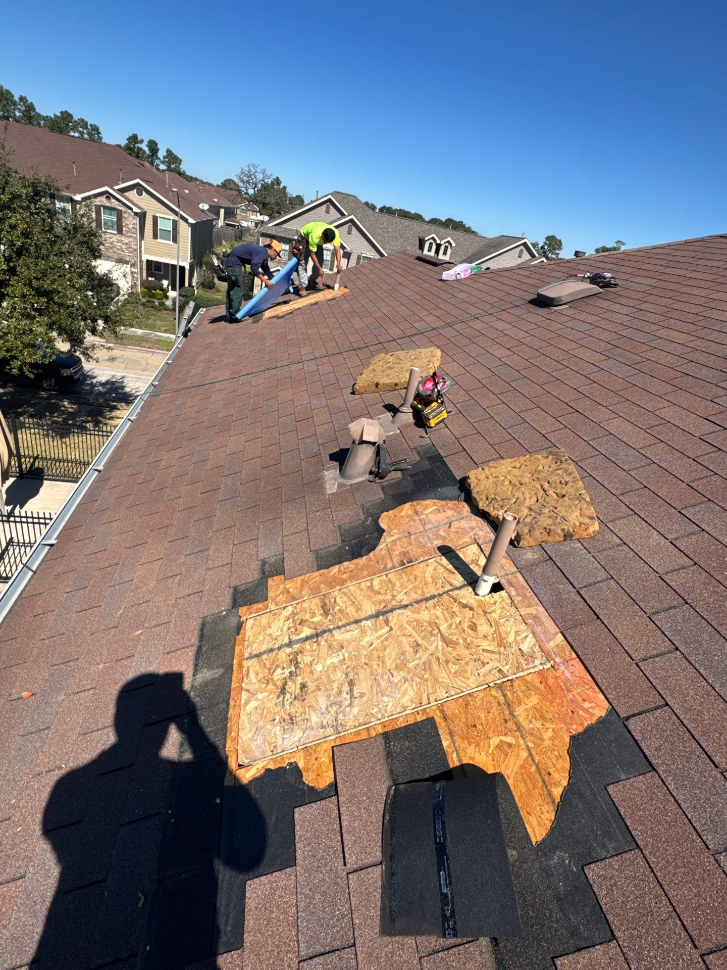 Project in Tomball by Proud Roofing