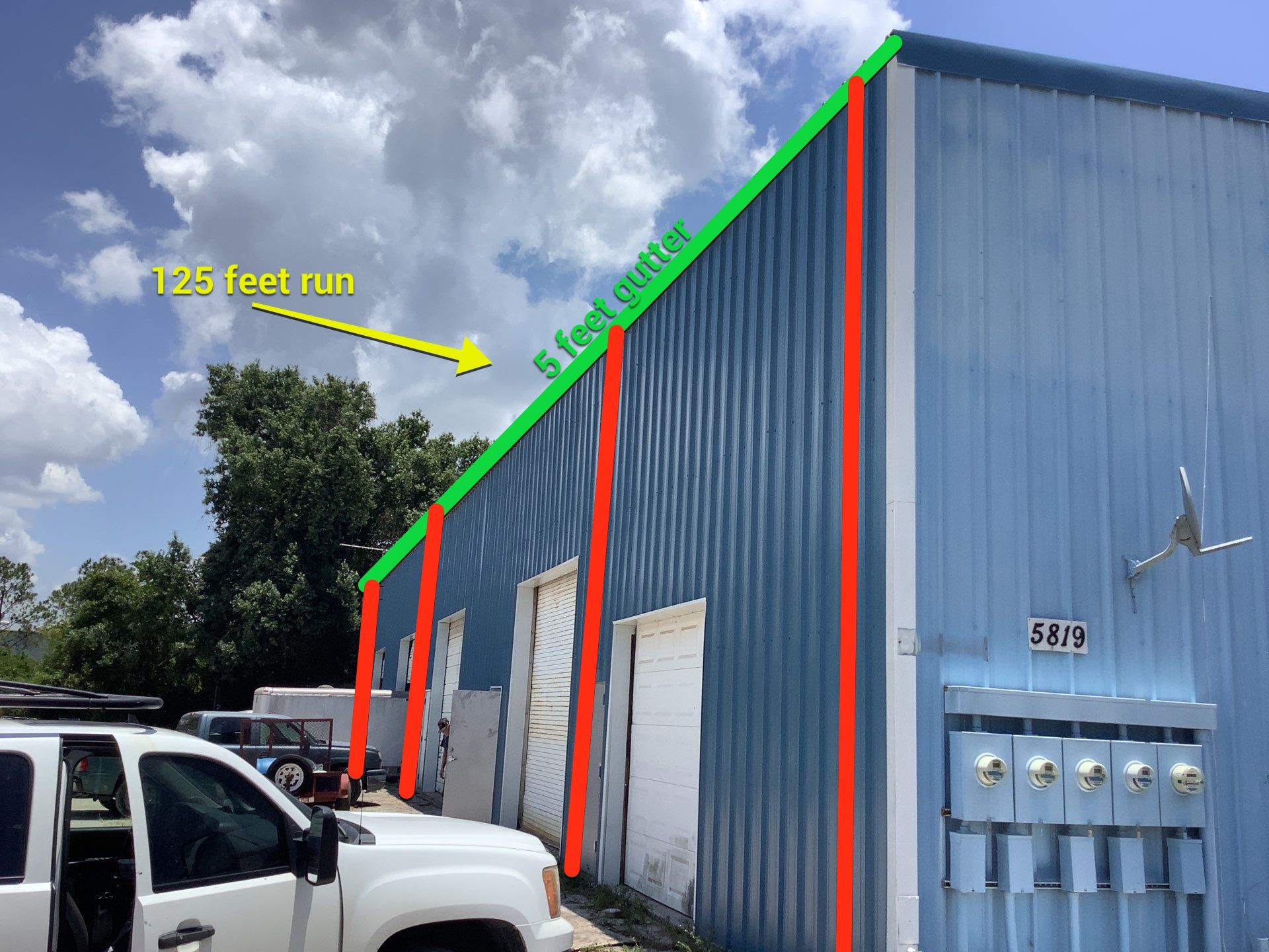 Commercial Gutter Installation in Bradenton FL by Gutter Professors