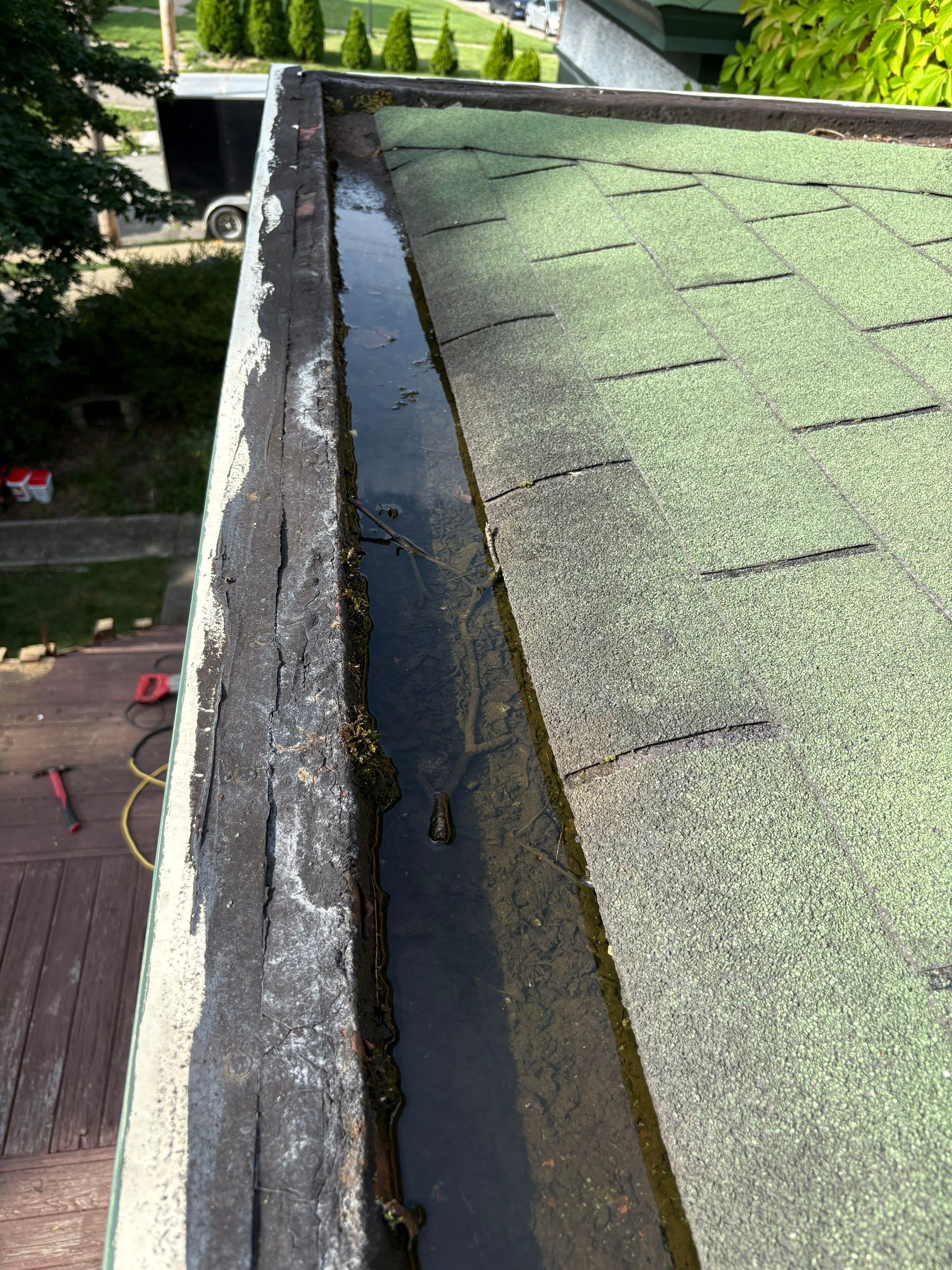 Deck and Roof build  by Cousins Roofing Siding & Decks