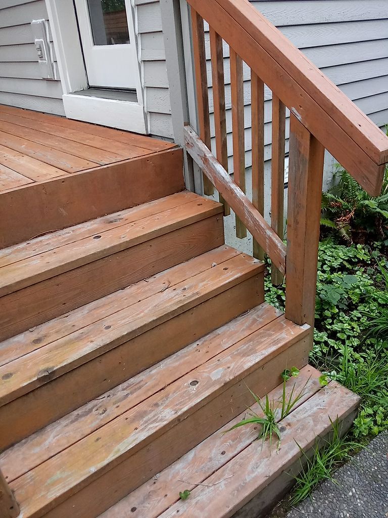 Deck Restoration using Armstrong-Clark Semi-Transparent Cedar 97229 by Paul Schopp