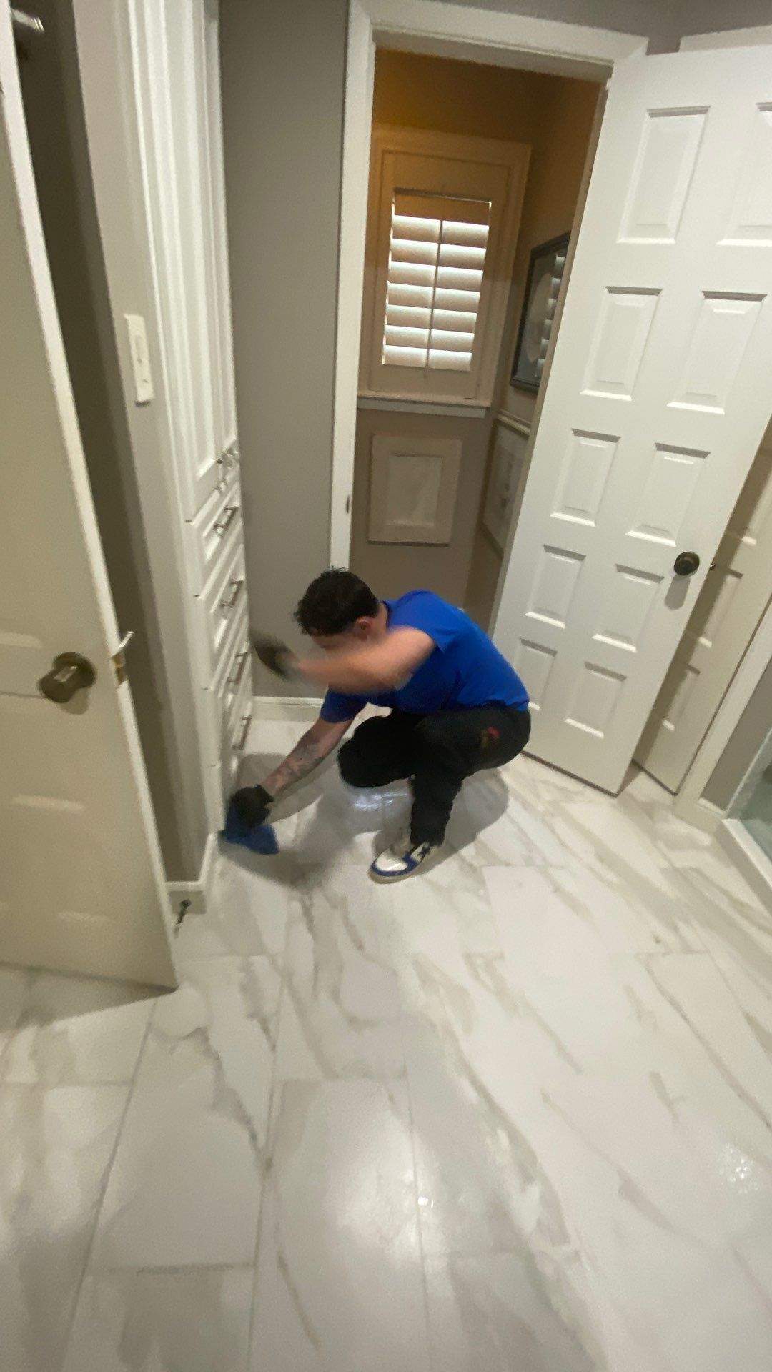 Bathroom Remodel with Water Mitigation Equipment | LT Contractors by L&T General Contractors and Restoration INC