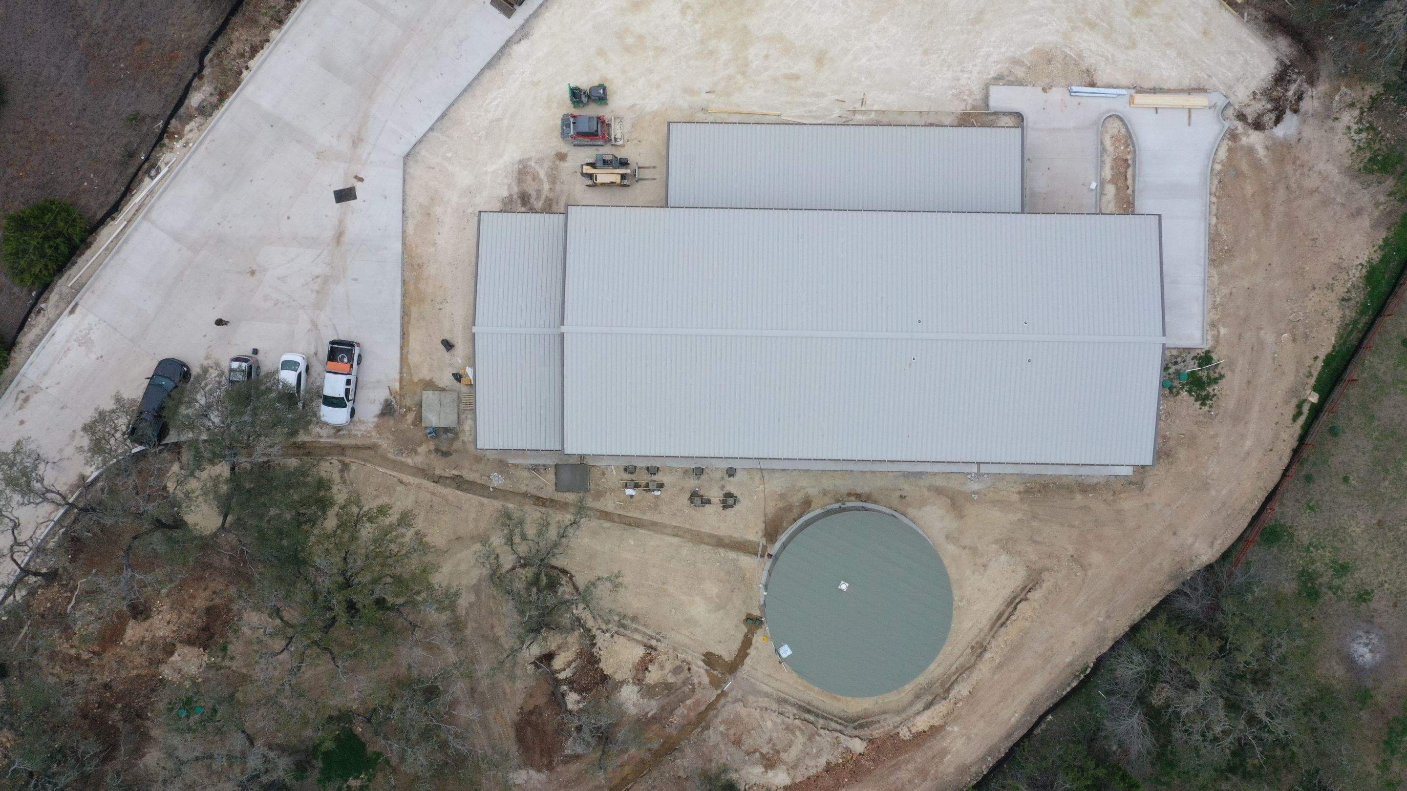 Commercial structure utilizing rainwater harvesting for all its water needs! by Hill Country Rain Water