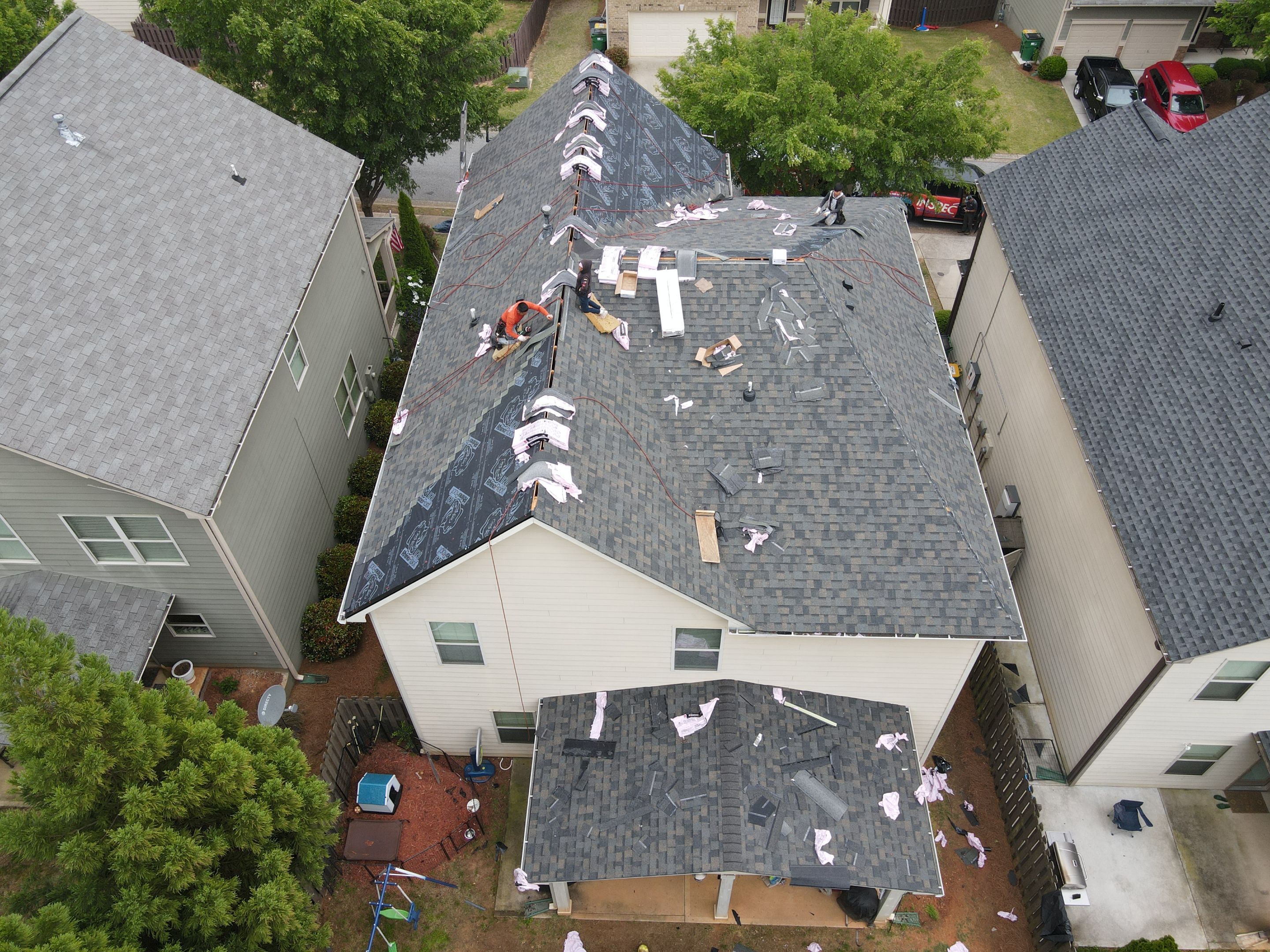 Residential Roofing Installation using Owens Corning by Inspector Roofing and Restoration