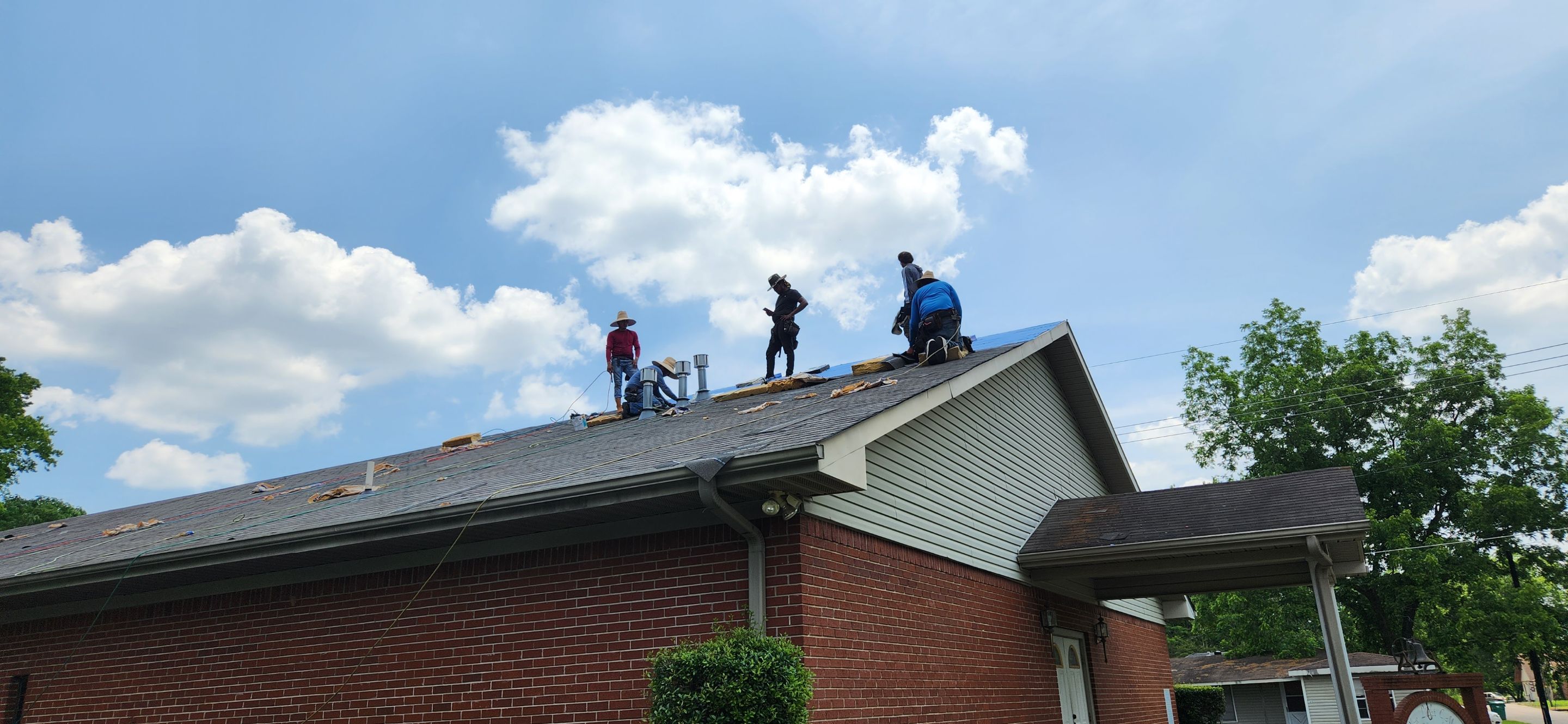 Storm Restoration Reroof: 25 Year 3-Tab Shingle by Hostetler Roofing