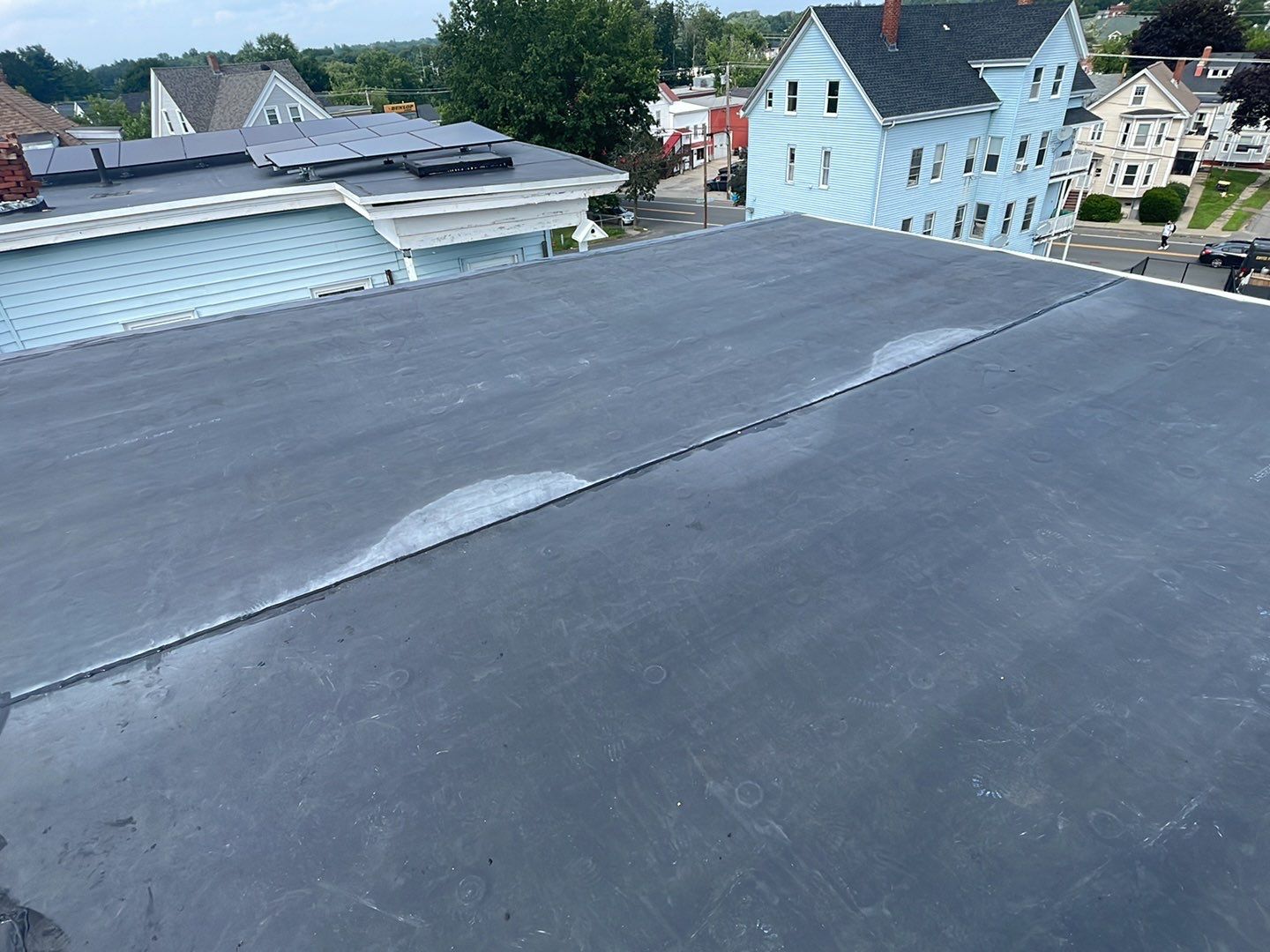Residential Roofing Installation using EPDM/Rubber by Sensible Home Solutions