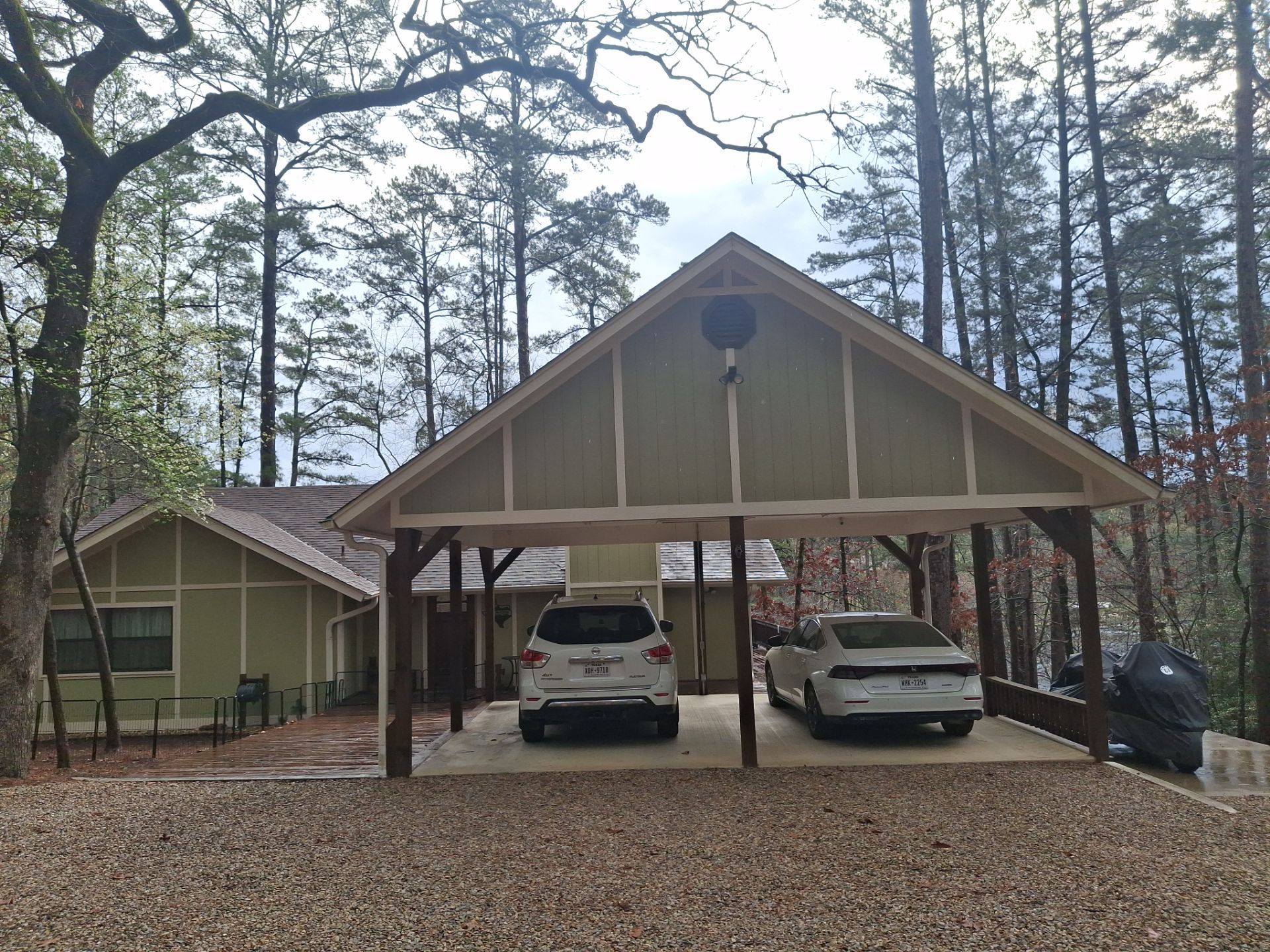 Complete Exterior Color Transformation in Holly Lake Ranch, Texas by Quality Coats Painting