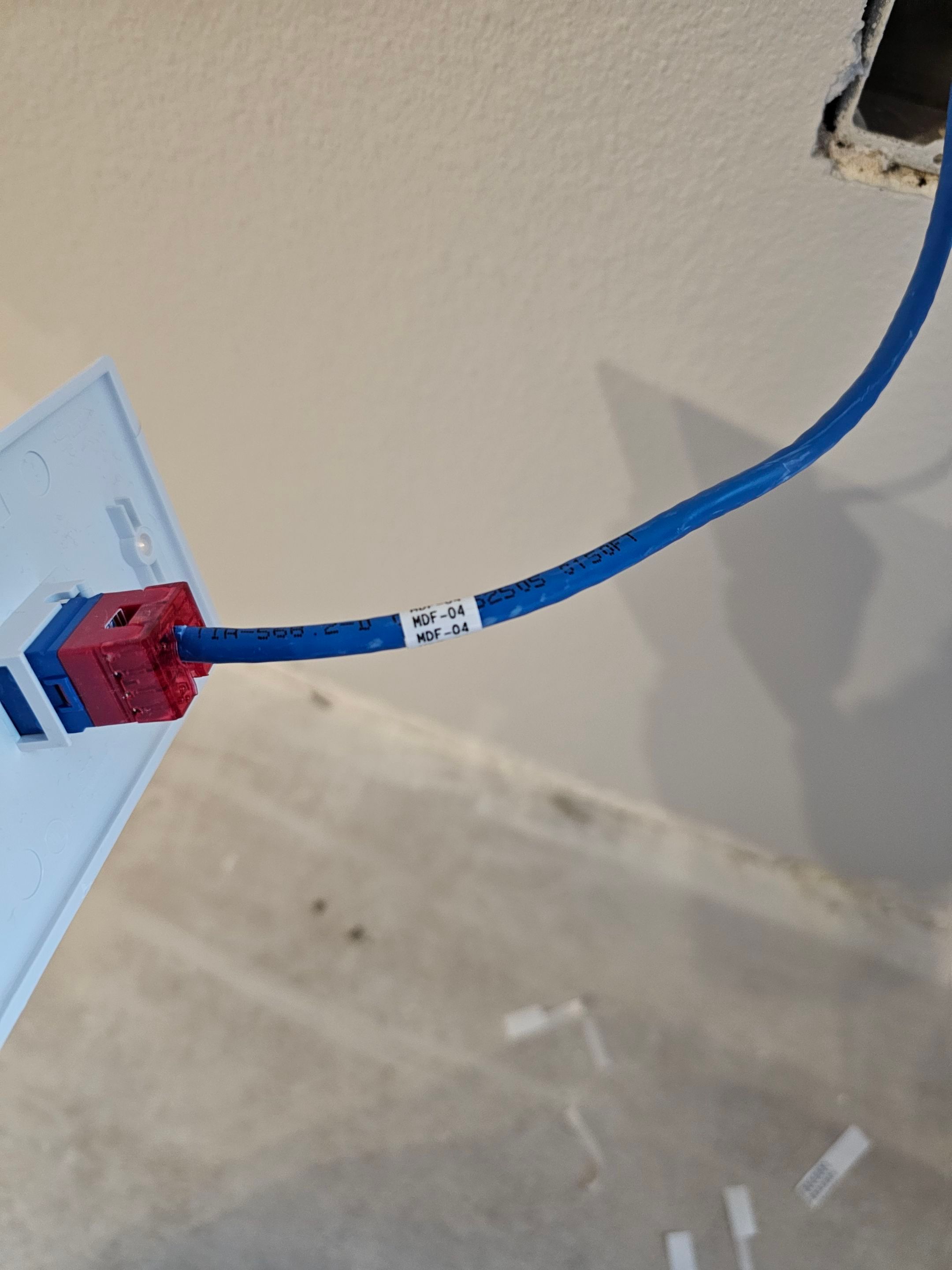 Structured Network Cabling Project in Temecula by Ring and Ping Inc.