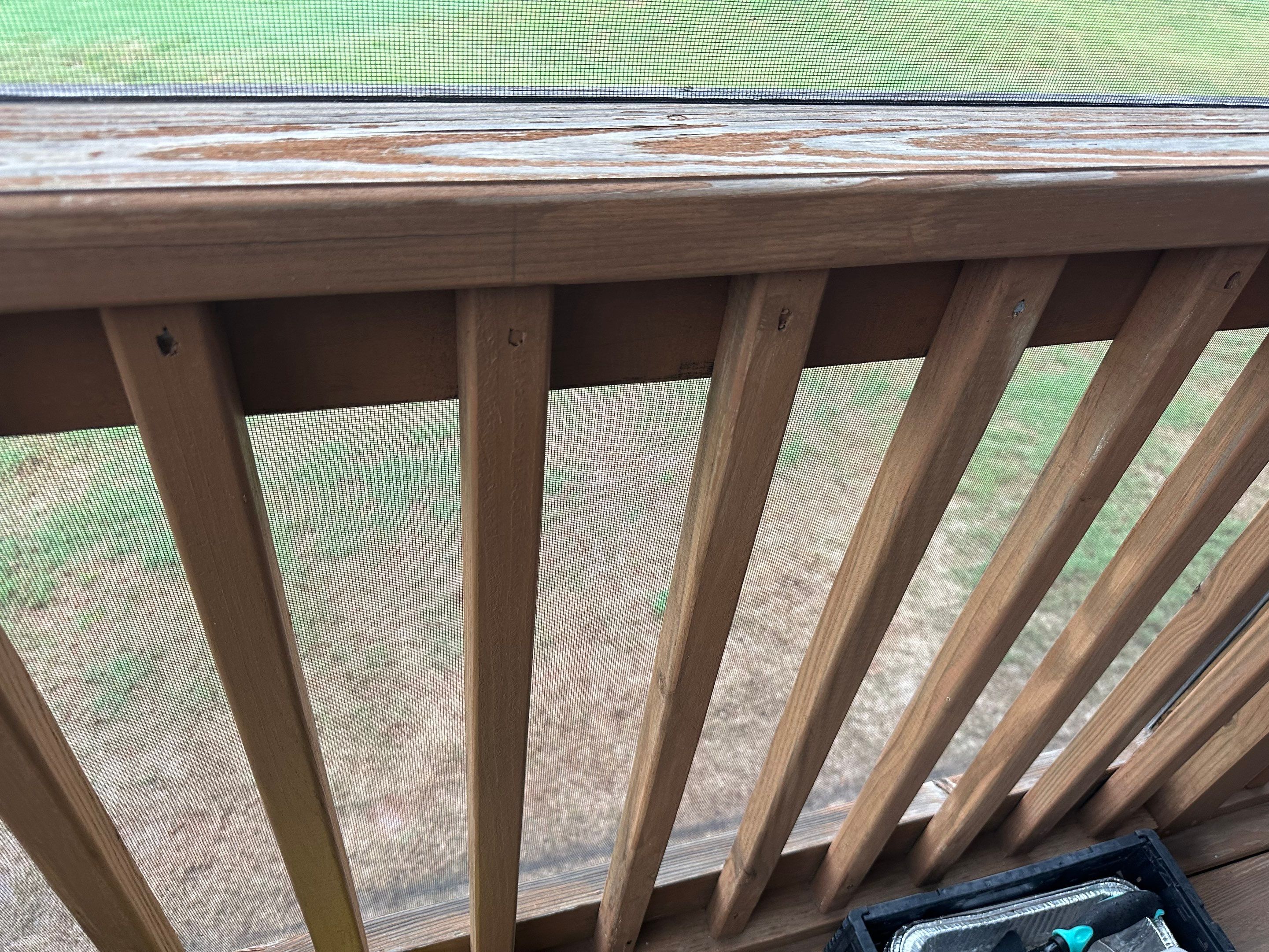 Weathered Deck using Wood Sealant by DuraSeal