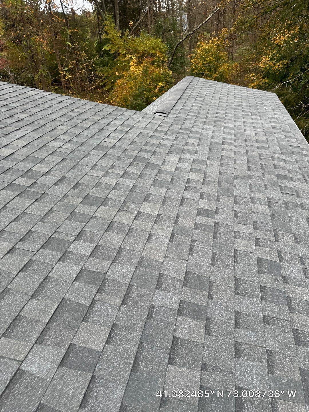 Residential Roofing Installation using Owens Corning TruDefinition Duration AR - Estate Gray & White Double 4 Siding by A Plus Exterior