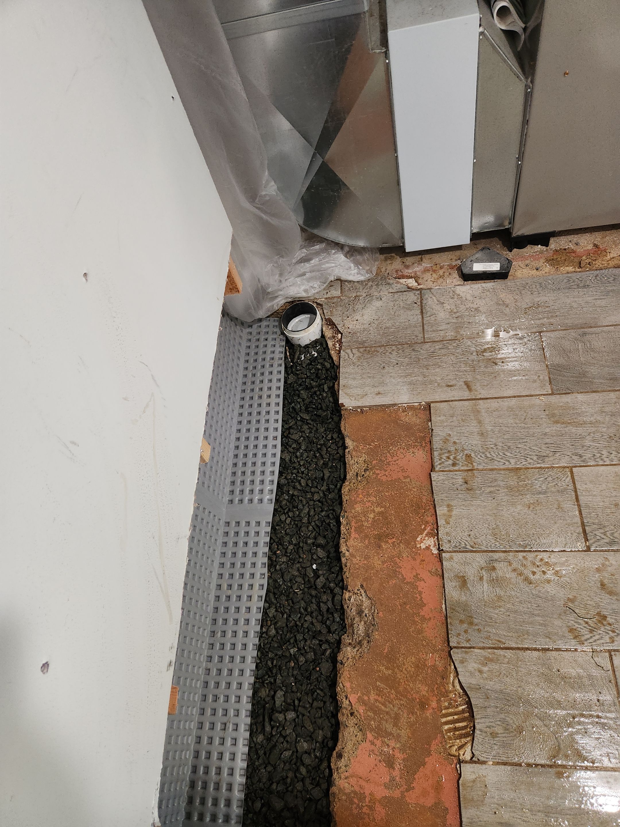 Interior French Drain Livingston NJ by Pure Service Pro, LLC 