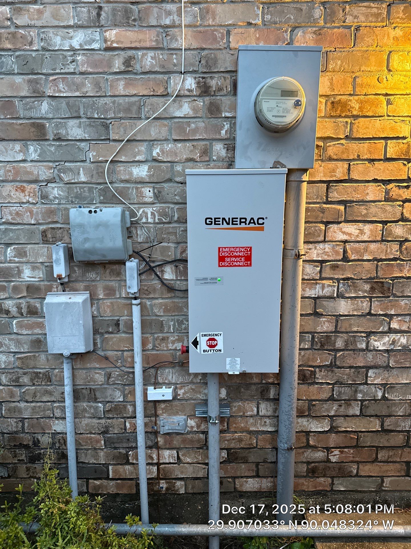 Project in Gretna, LA by Craig's Electrical & Generator Service