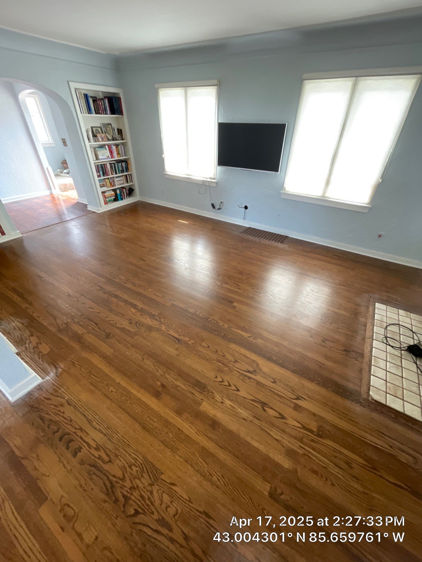 Custom Refinishing on Existing Hardwoods by RTBaldwin Hardwood Floors