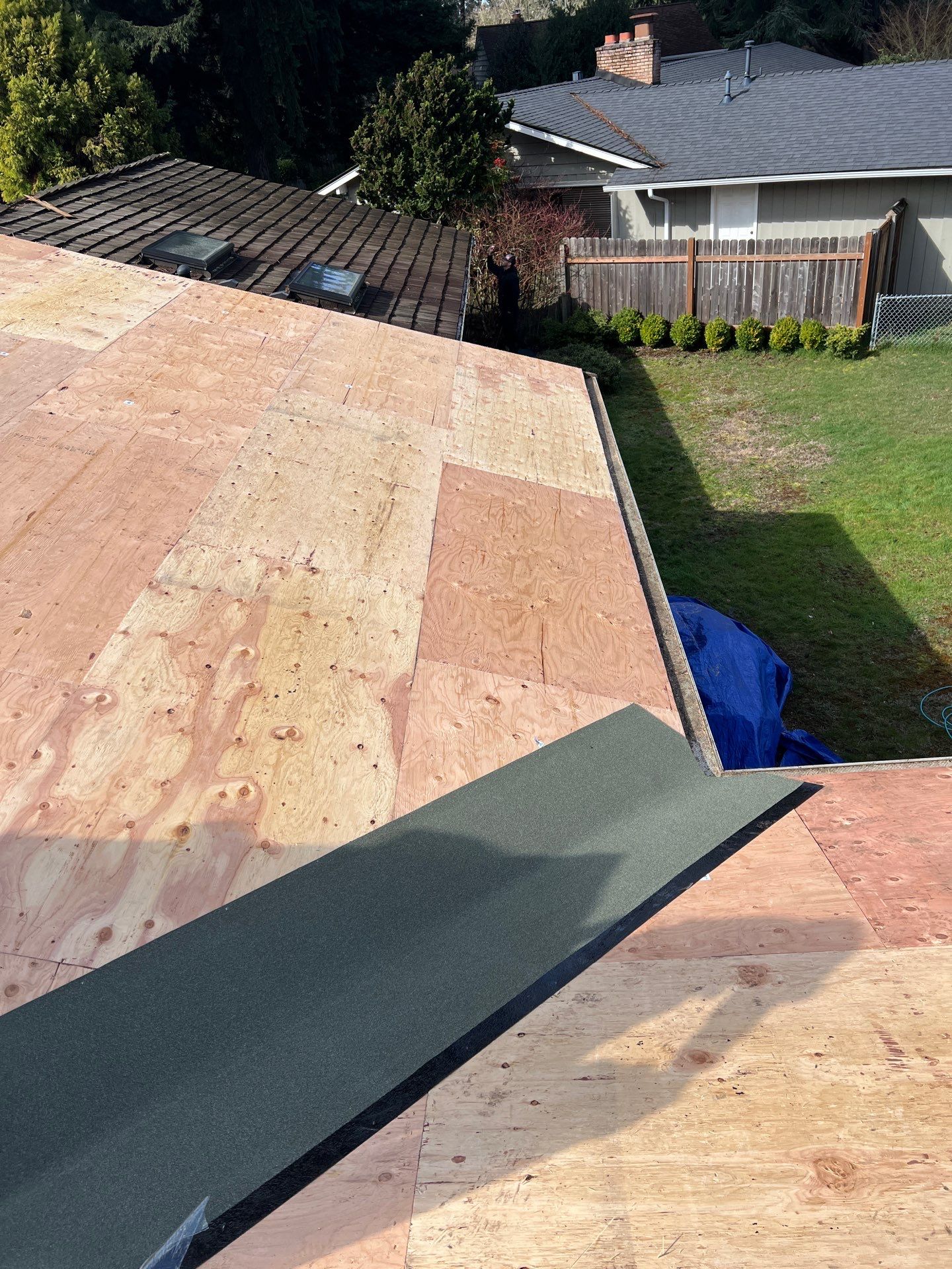 Residential Roofing Installation using GAF HDZ Shingles by Roofing Formula LLC