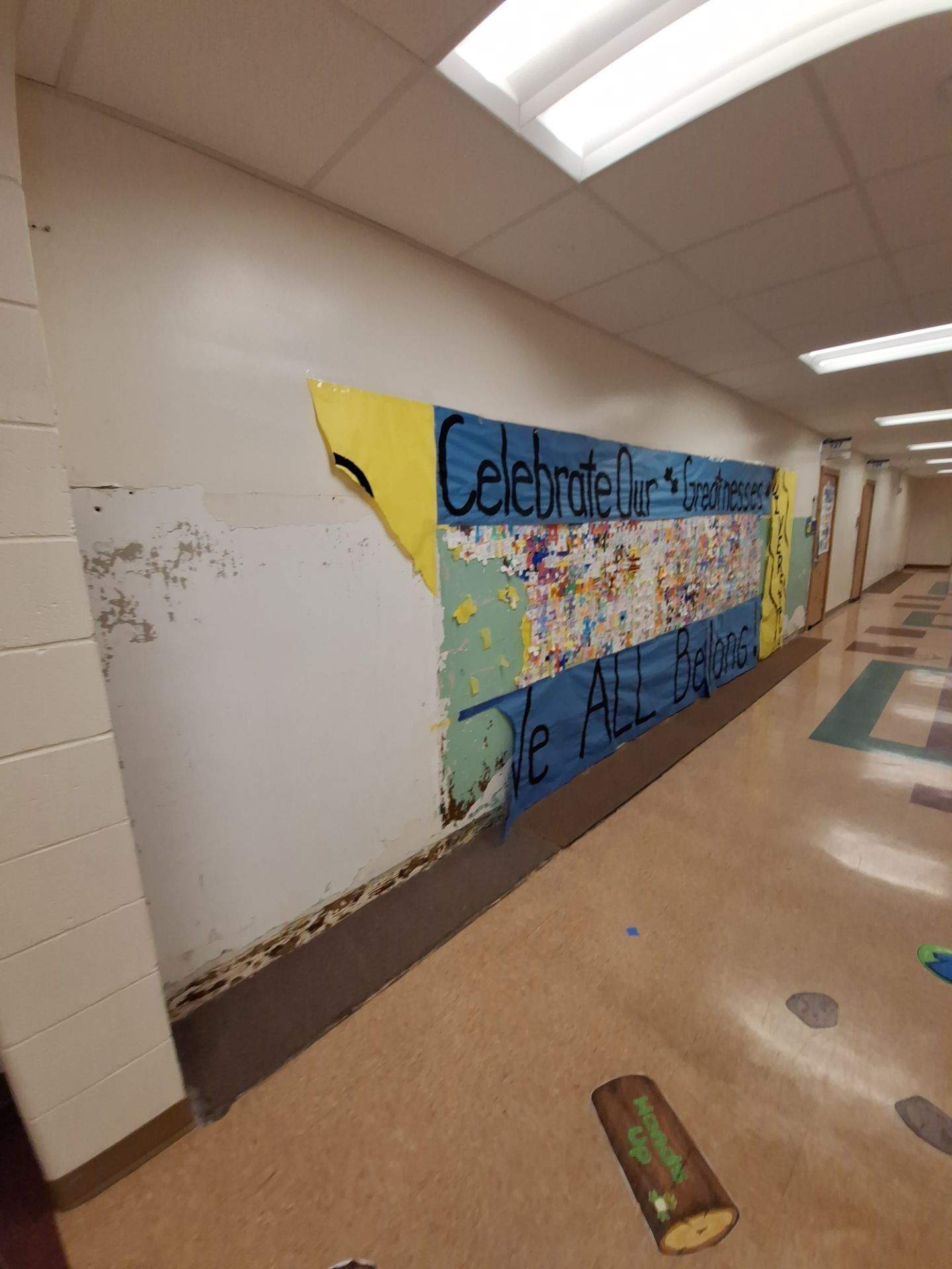 Interior Drywall Patching and repainting for Oakridge School district! by Gordon Painting