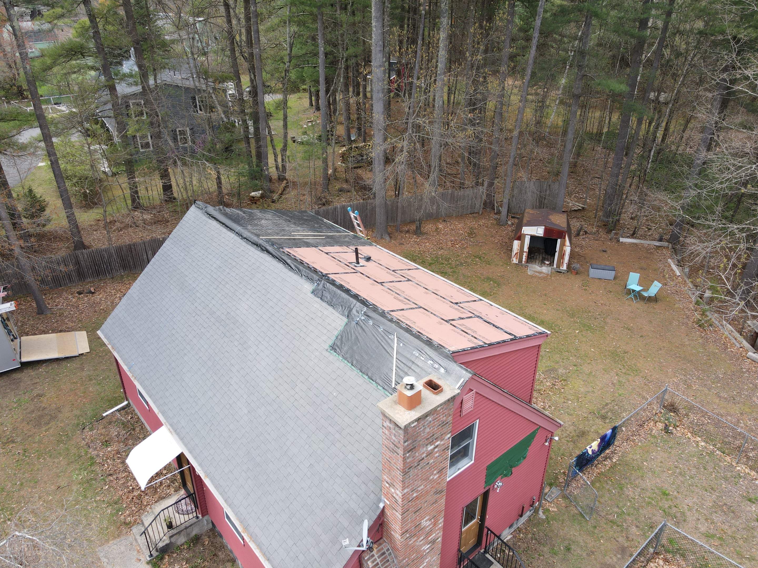 Tree Damage/Roof Repair by Chagnon Building & Remodeling LLC