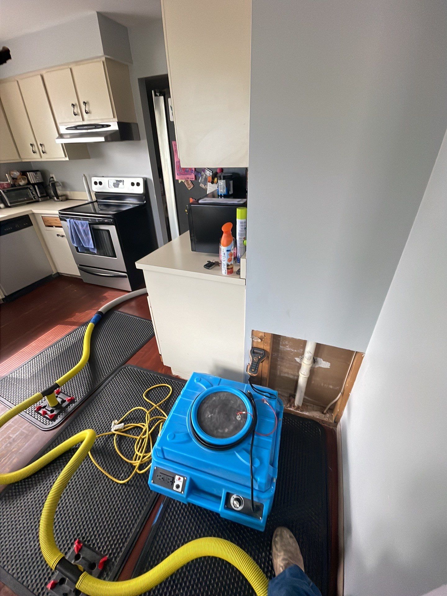 Project in West Bloomfield Township by EzDry Water Mitigation & Property Restoration