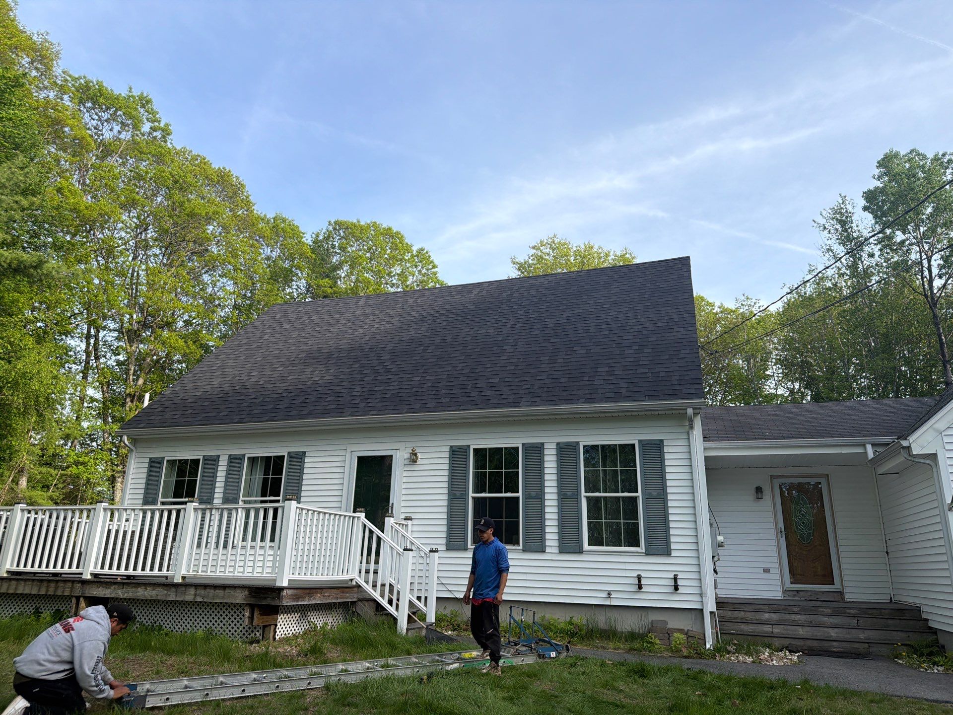 Comprehensive Asphalt Roofing Project for Multi-Story Westbrook Home by Tall pine roofing
