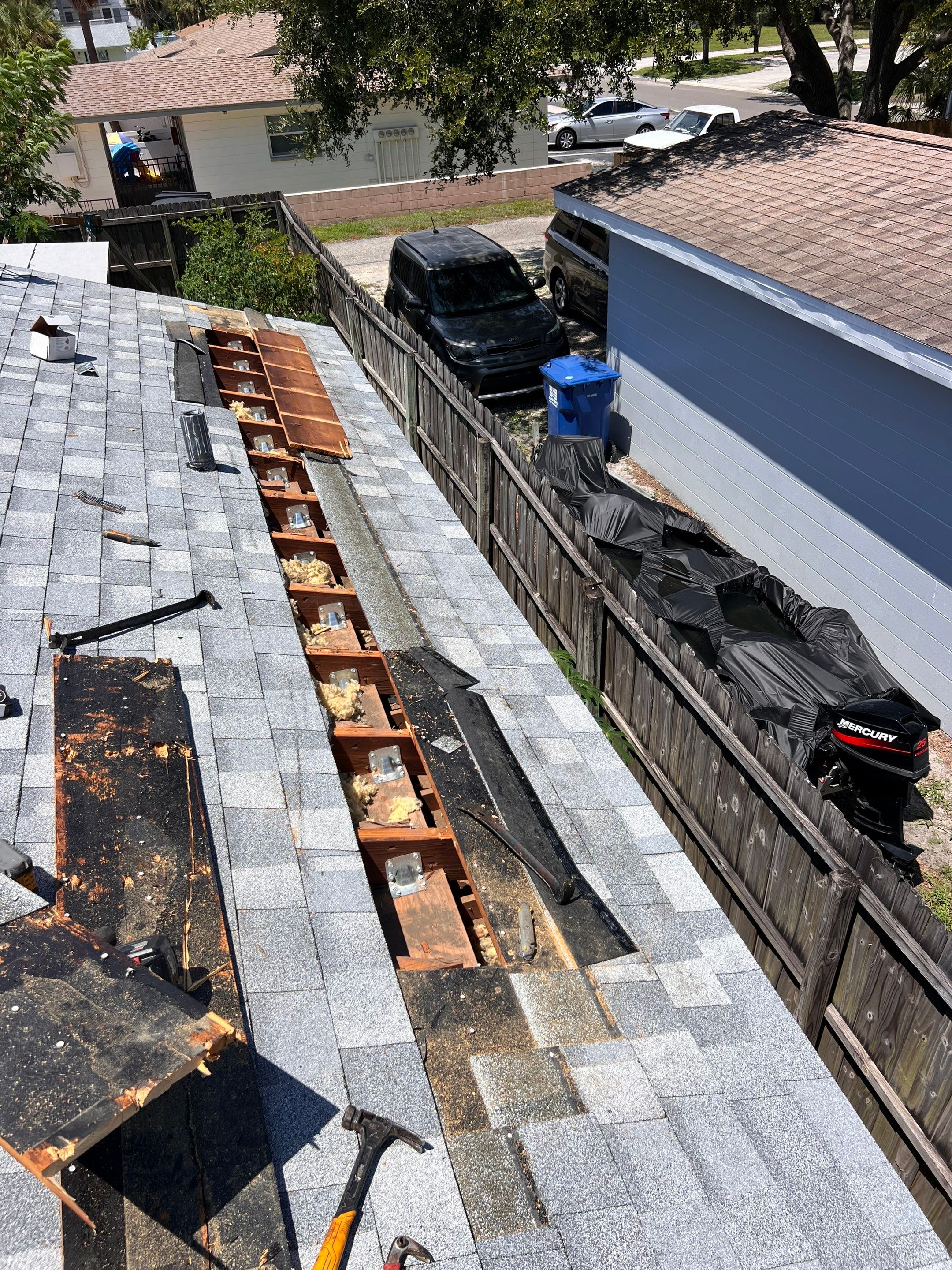 Project in St. Petersburg 33702 by Mitchell Roofing Company LLC 