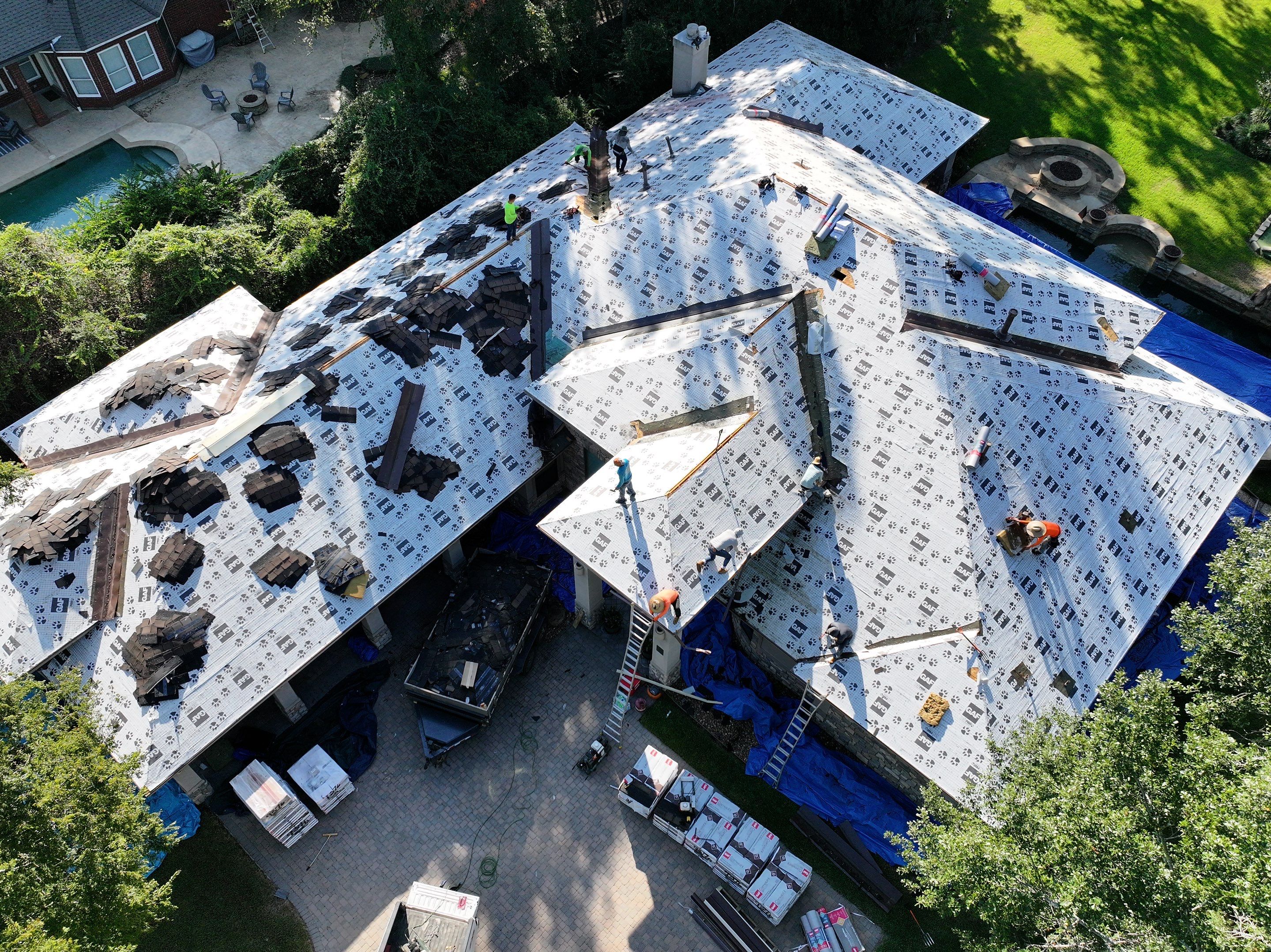 Residential Asphalt Shingle Roof Replacement in Spring, Texas by Abbott Roofing Company
