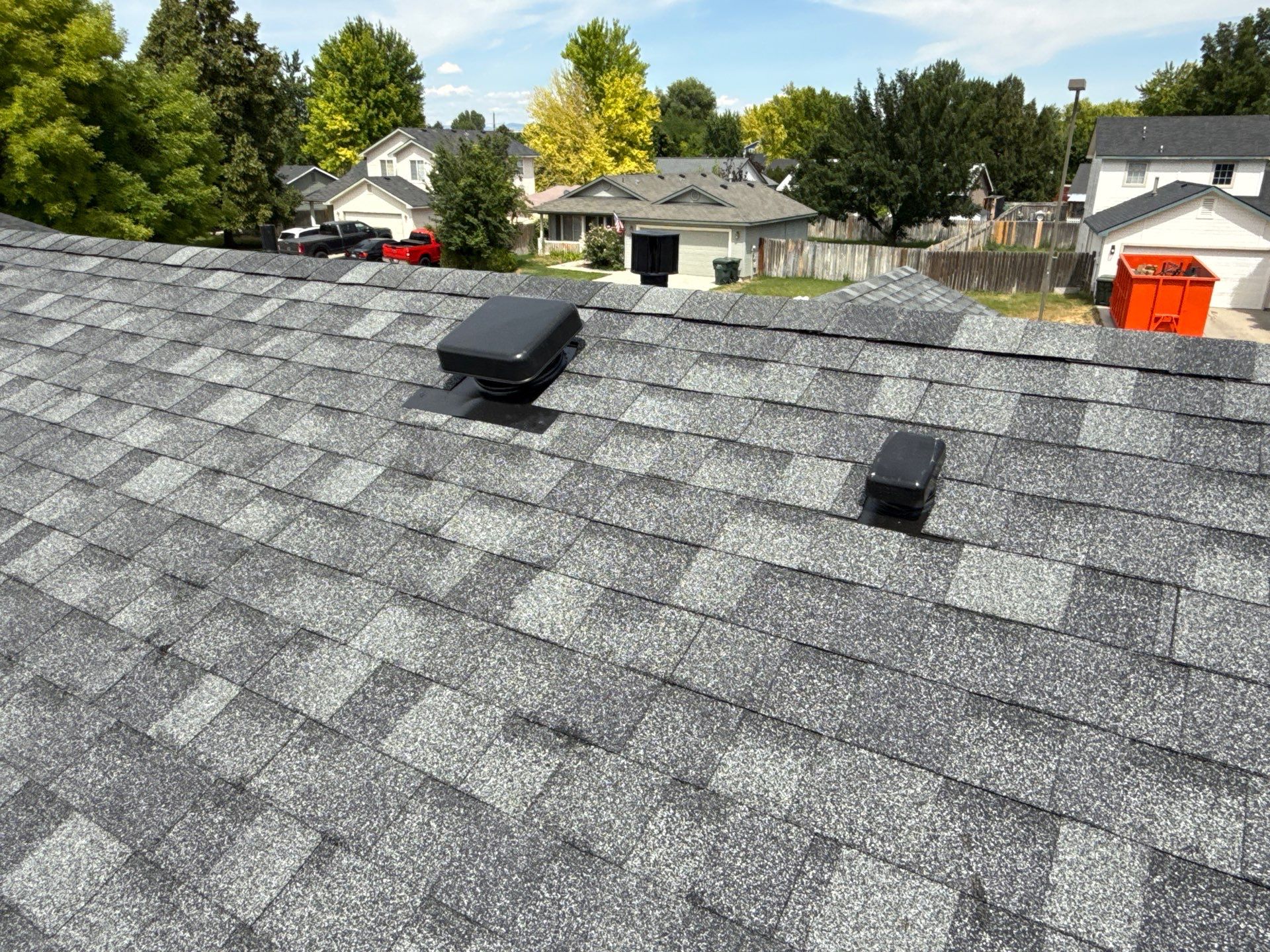 Kuna Residential Roof Replacement Featuring Gray Architectural Shingles by Olive Roofing