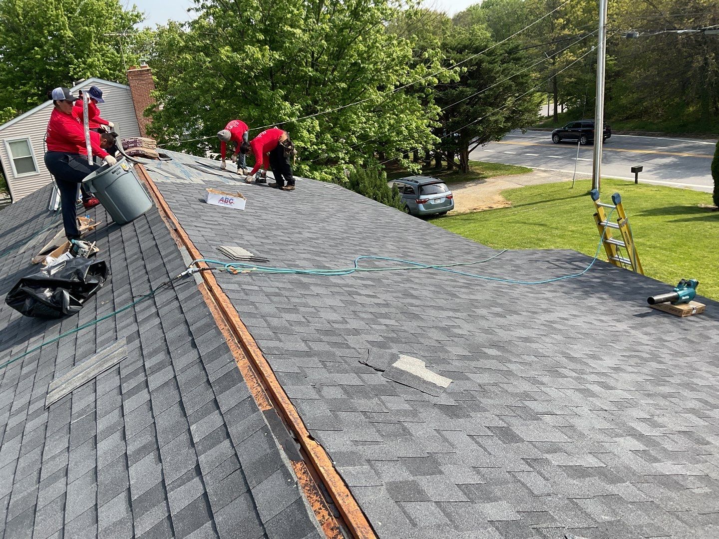 Residential Roofing Installation using CertainTeed Shingles by Alpha Design Services