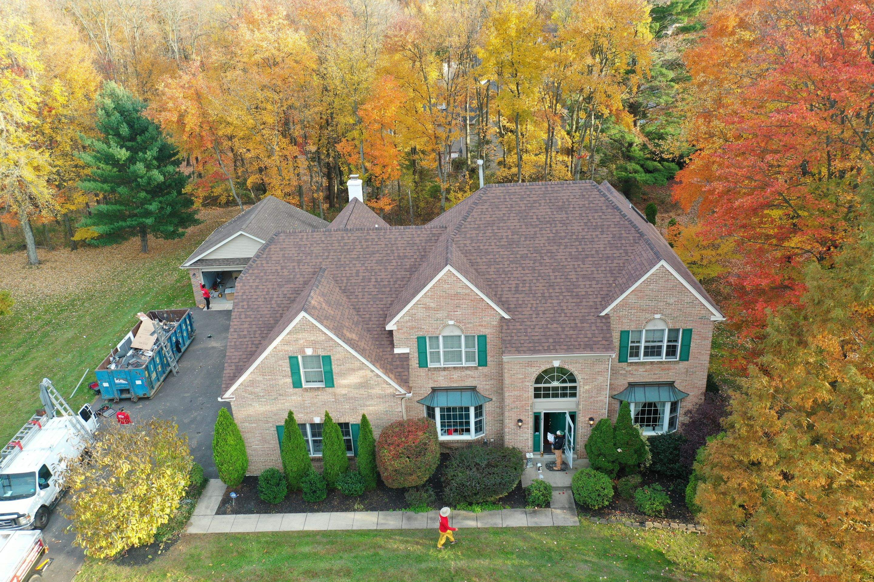 Roofing Installation using CertainTeed Landmark - Burnt Sienna by Storm Guard of Ches-Mont PA