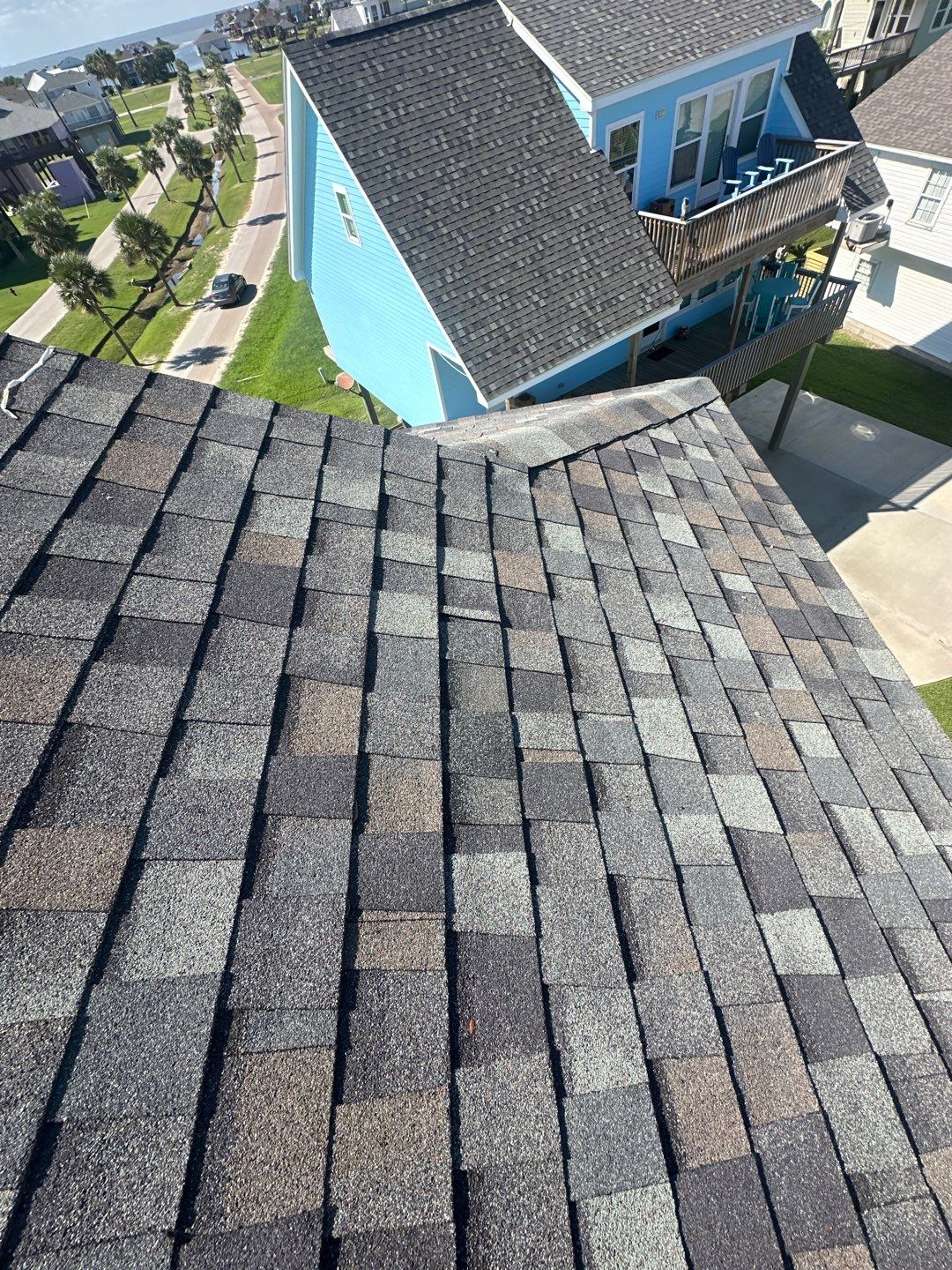 Hail Damage using Owen's Corning Duration (Lifetime) Shingles by Roof Repair Company