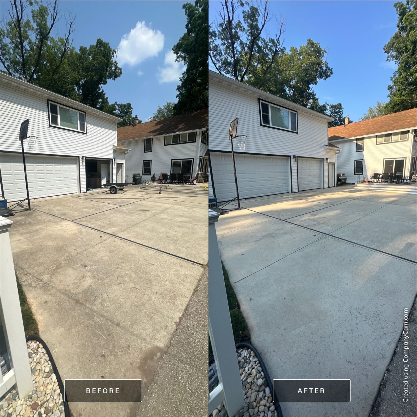 Project in Delavan by Simmons Power & Soft Washing
