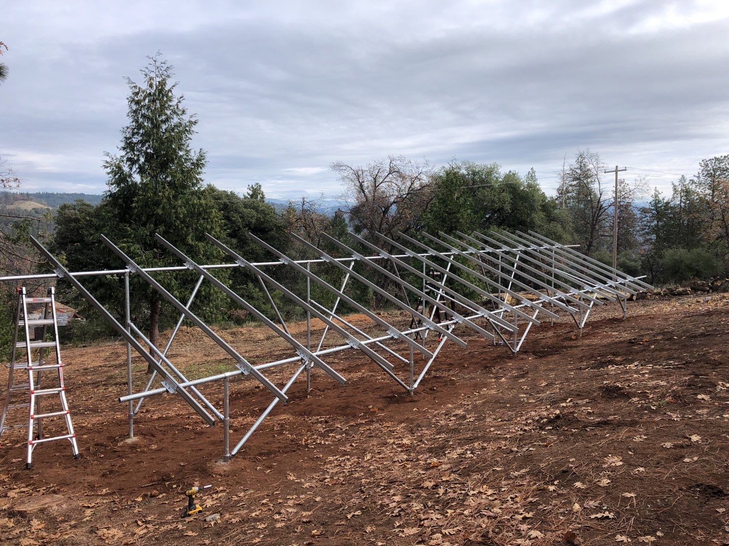Solar Ground-Mount using Solar Panels by Byers Enterprises 