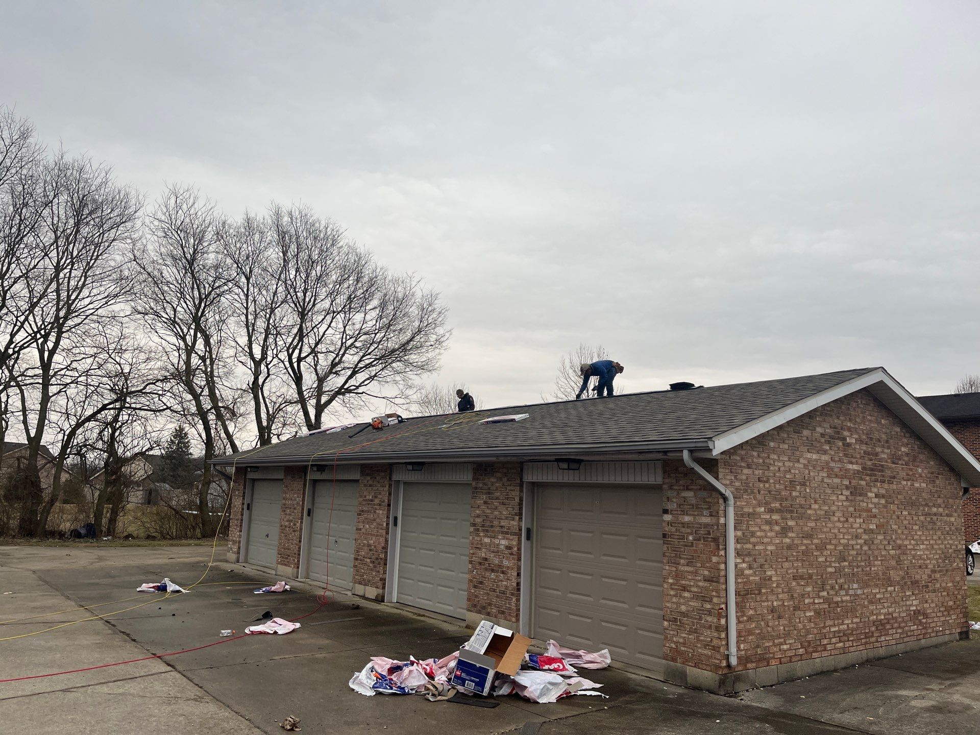 Residential Roofing Installation using GAF Timberline HDZ Weathered Wood by Nitro Roofing and Construction