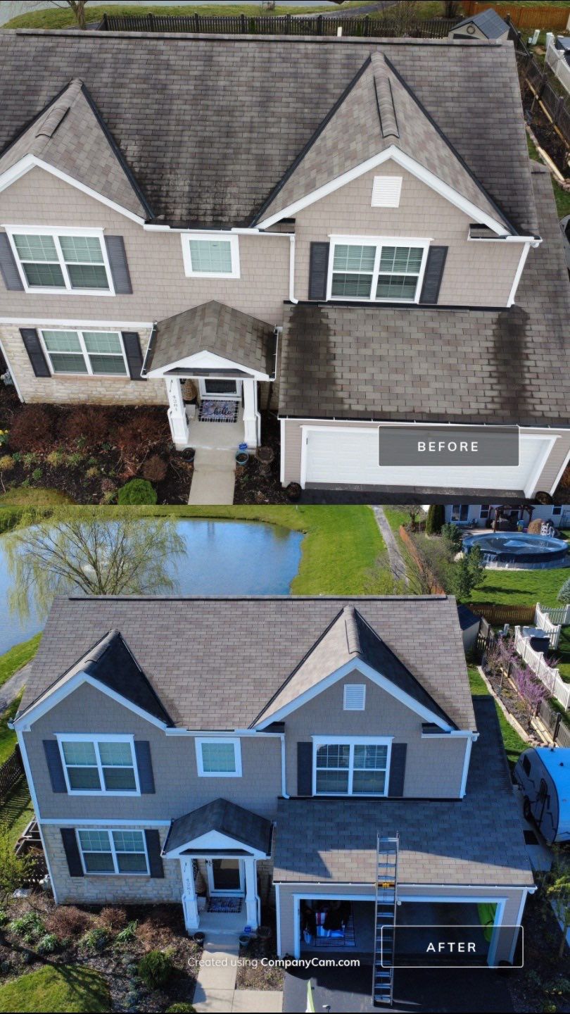 Roof Maxx Residential Before & After Pictures by Roof Maxx of Columbus, OH