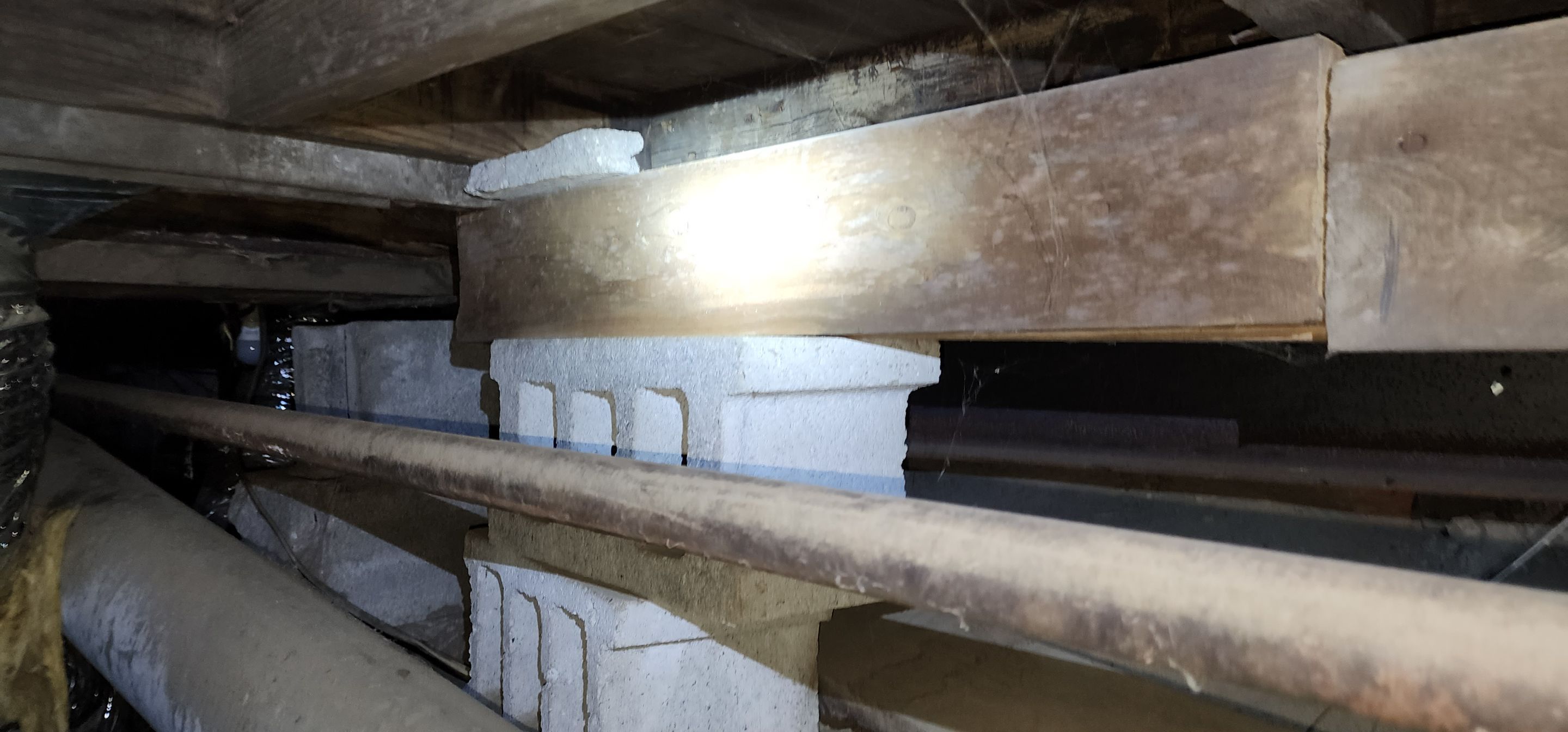 Crawl Space Structural Carpentry: Floor Joist, Beams, & Supports by Toledo Basement Repair 