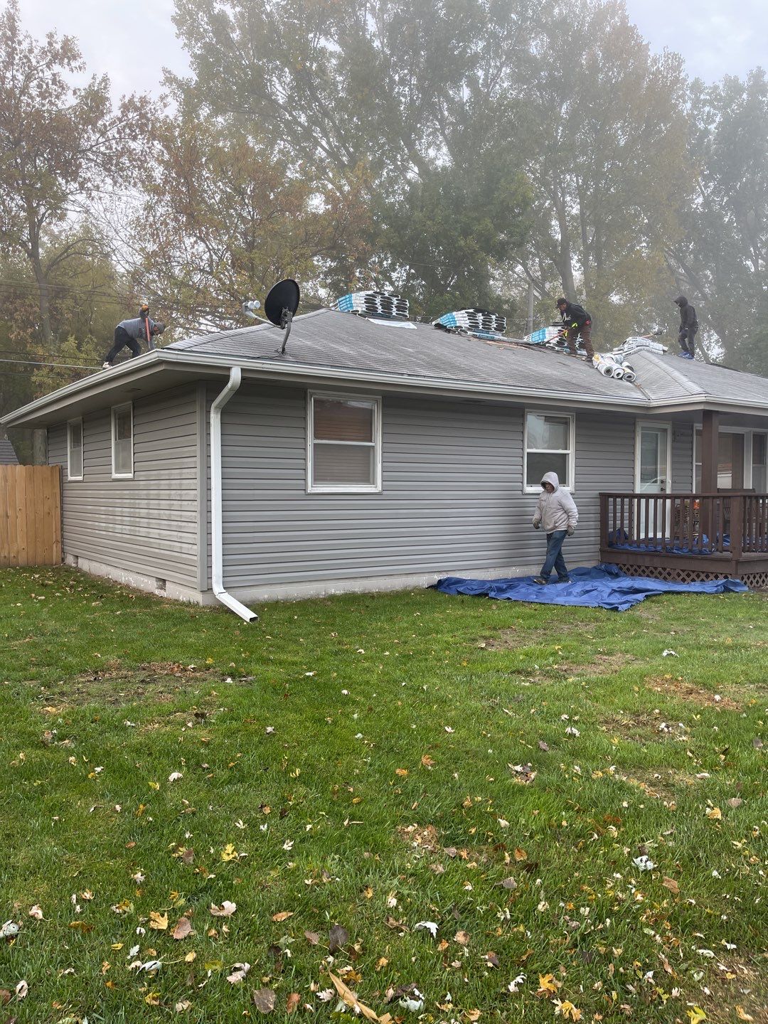 Residential Roof, Siding and Gutters using IKO Dynasty Castle Grey by Lightning Exteriors