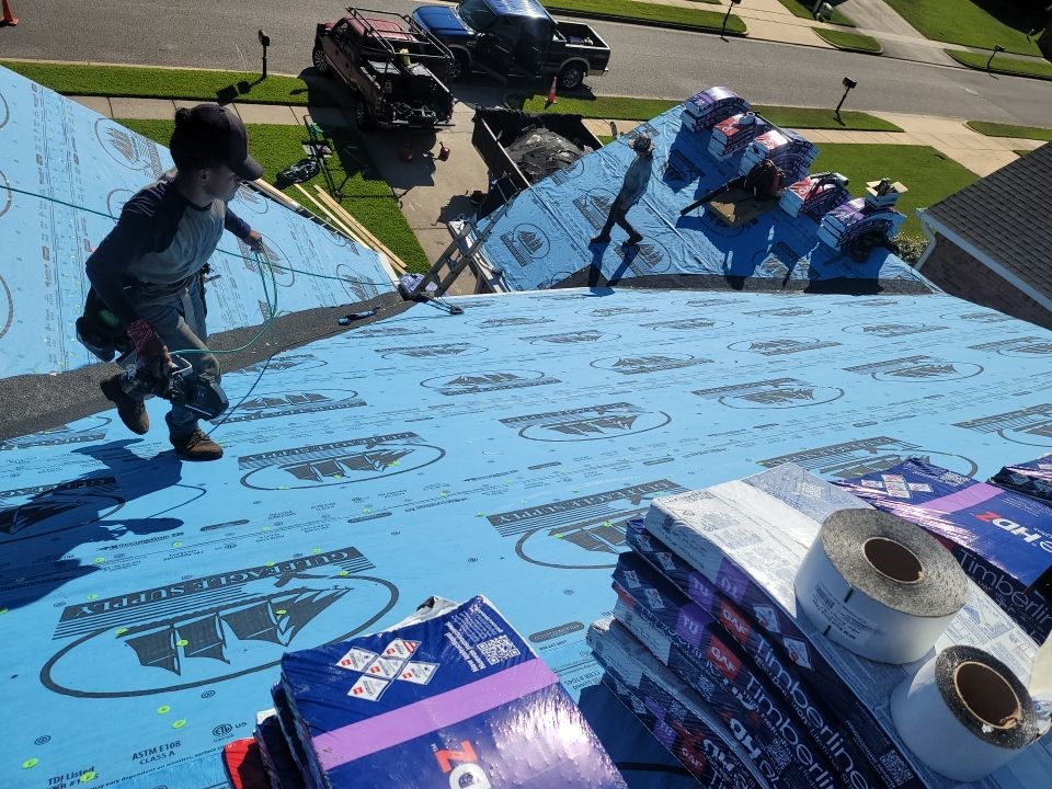 Residential Roofing Installation using Roof Replacement by American Roofing & Construction LLC