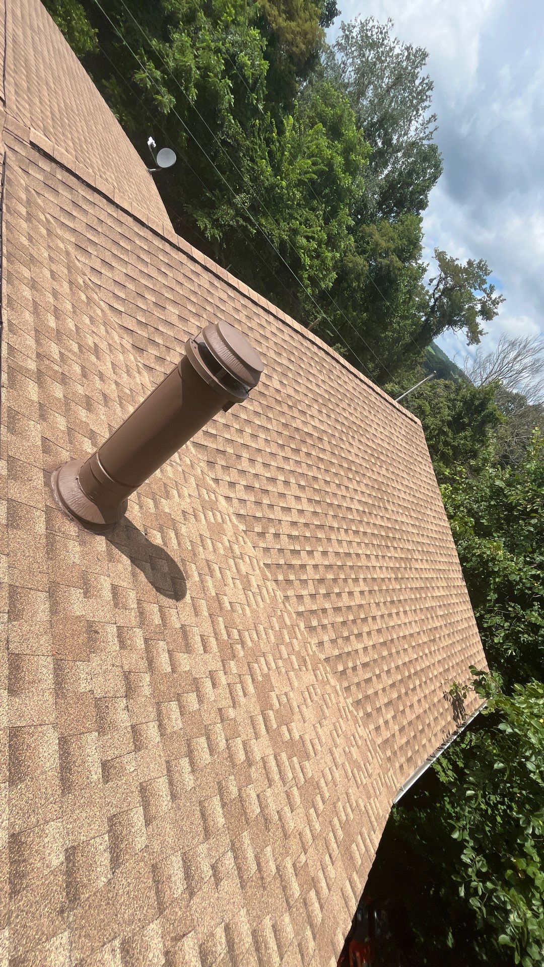 Residential Roofing Installation using GAF Timberline HDZ Shakewood by Rainstoppers Roofing